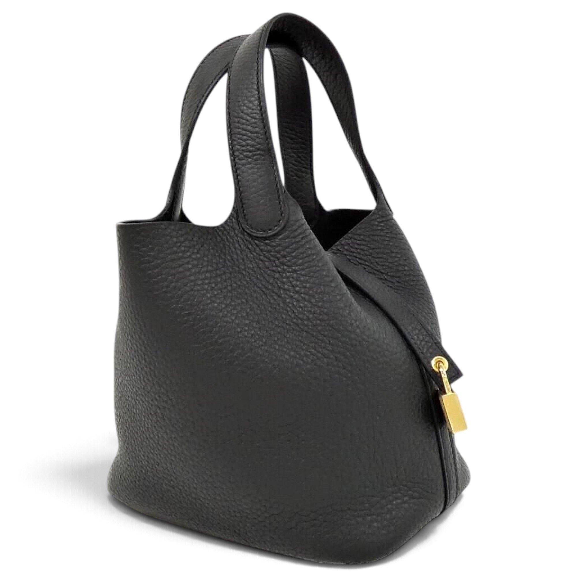 Picotin leather handbag