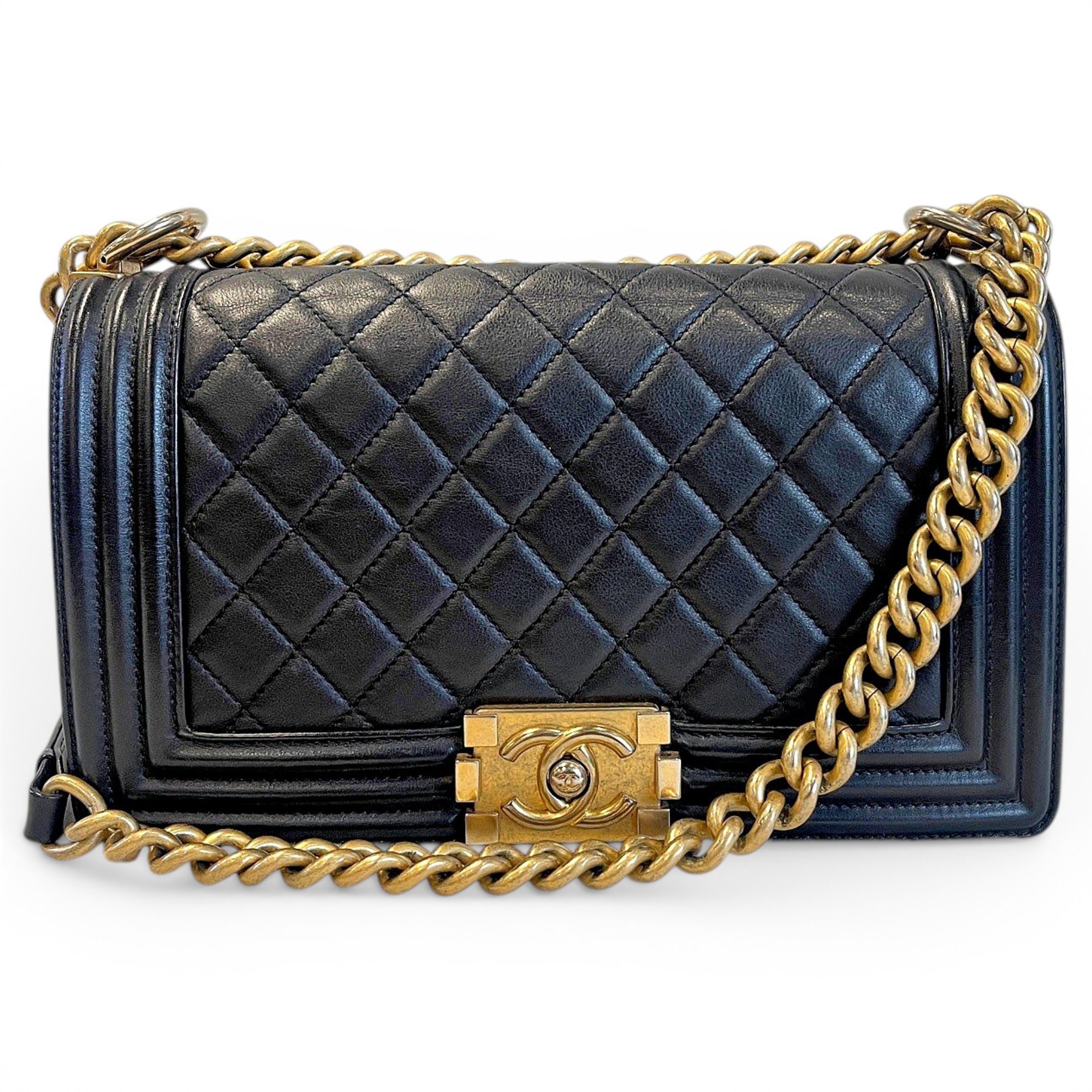 Chanel Boy leather handbag