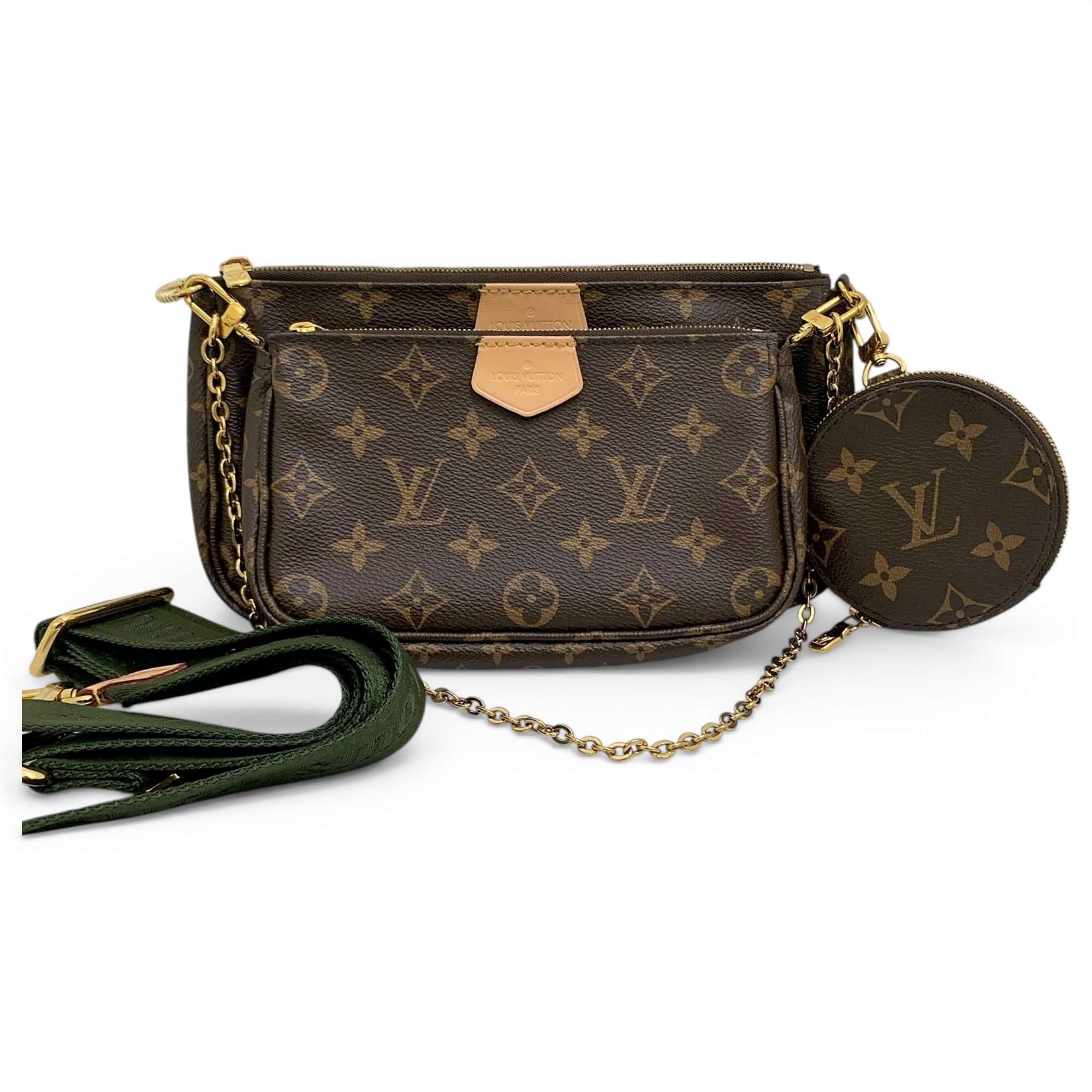 Multi Pochette Accessoires leather handbag