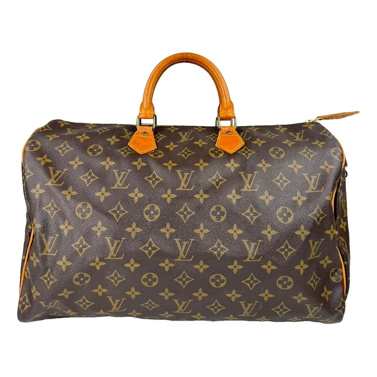 Speedy leather handbag