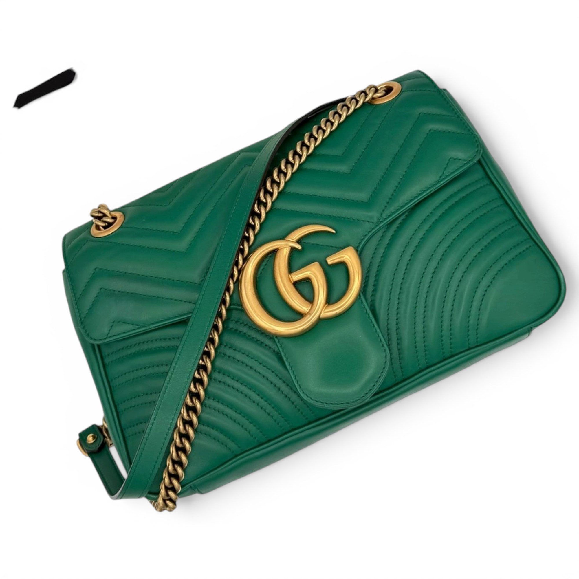 GG Marmont Flap leather crossbody bag