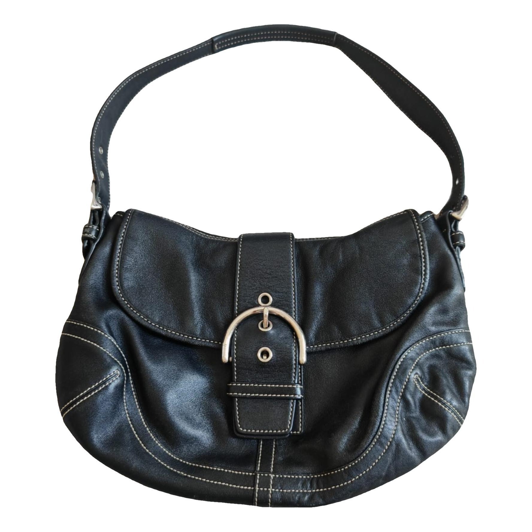 Signature Sufflette leather handbag
