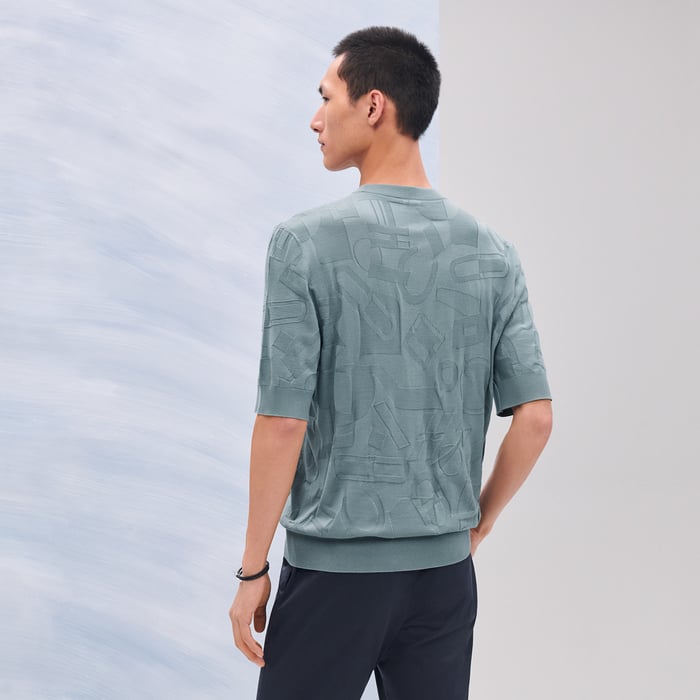 Eucalyptus "Fragments Equestres" Crewneck Sweater