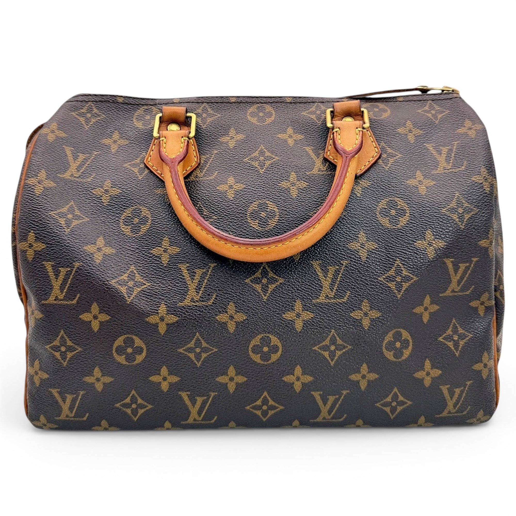 Speedy leather handbag