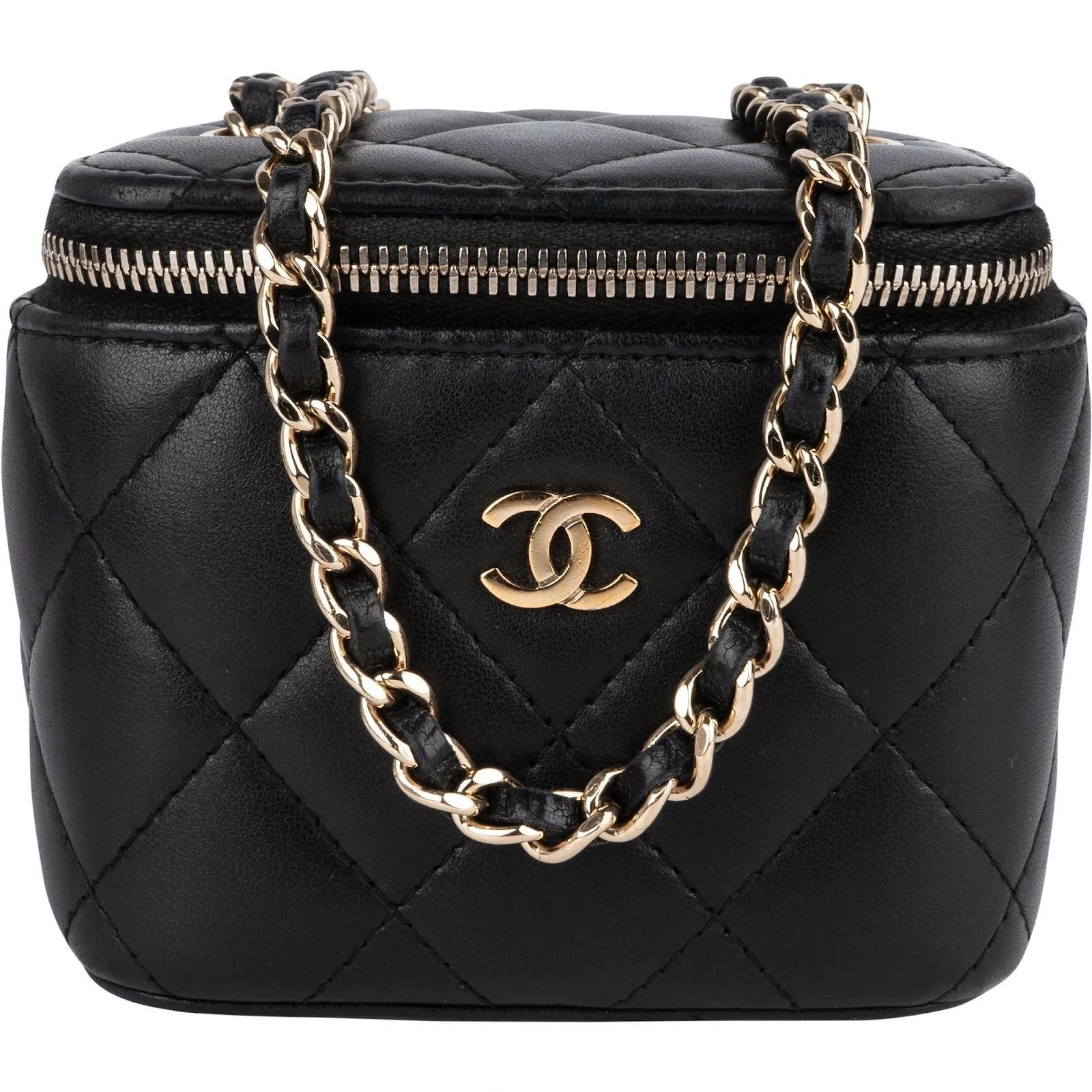 Vanity leather crossbody bag