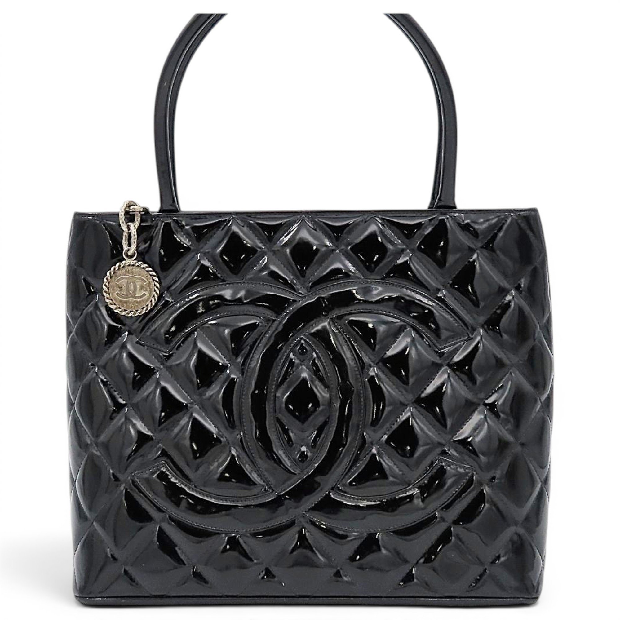 2.55 patent leather tote