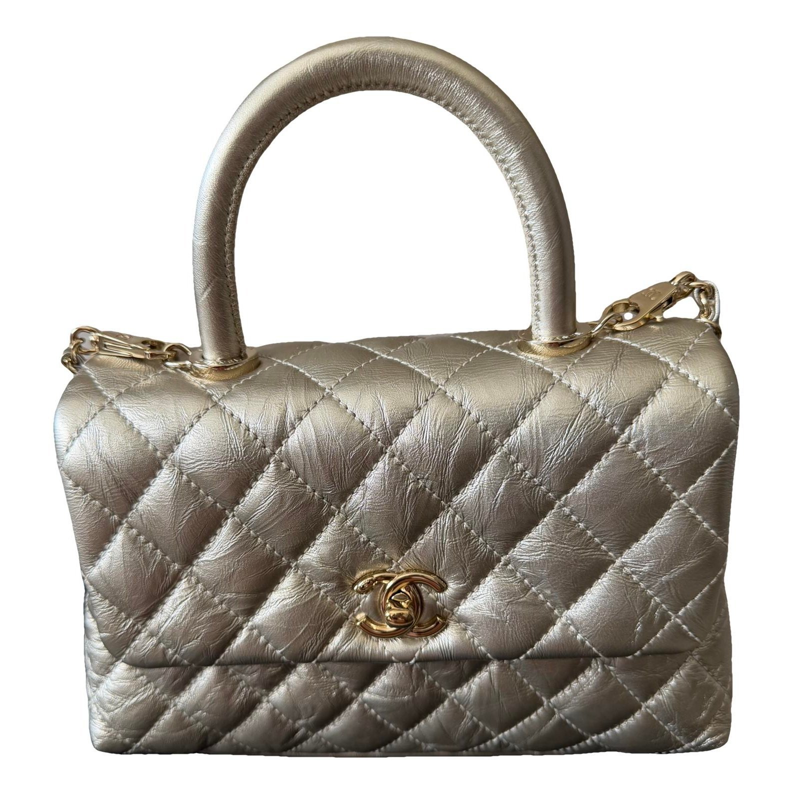 Coco Handle leather handbag