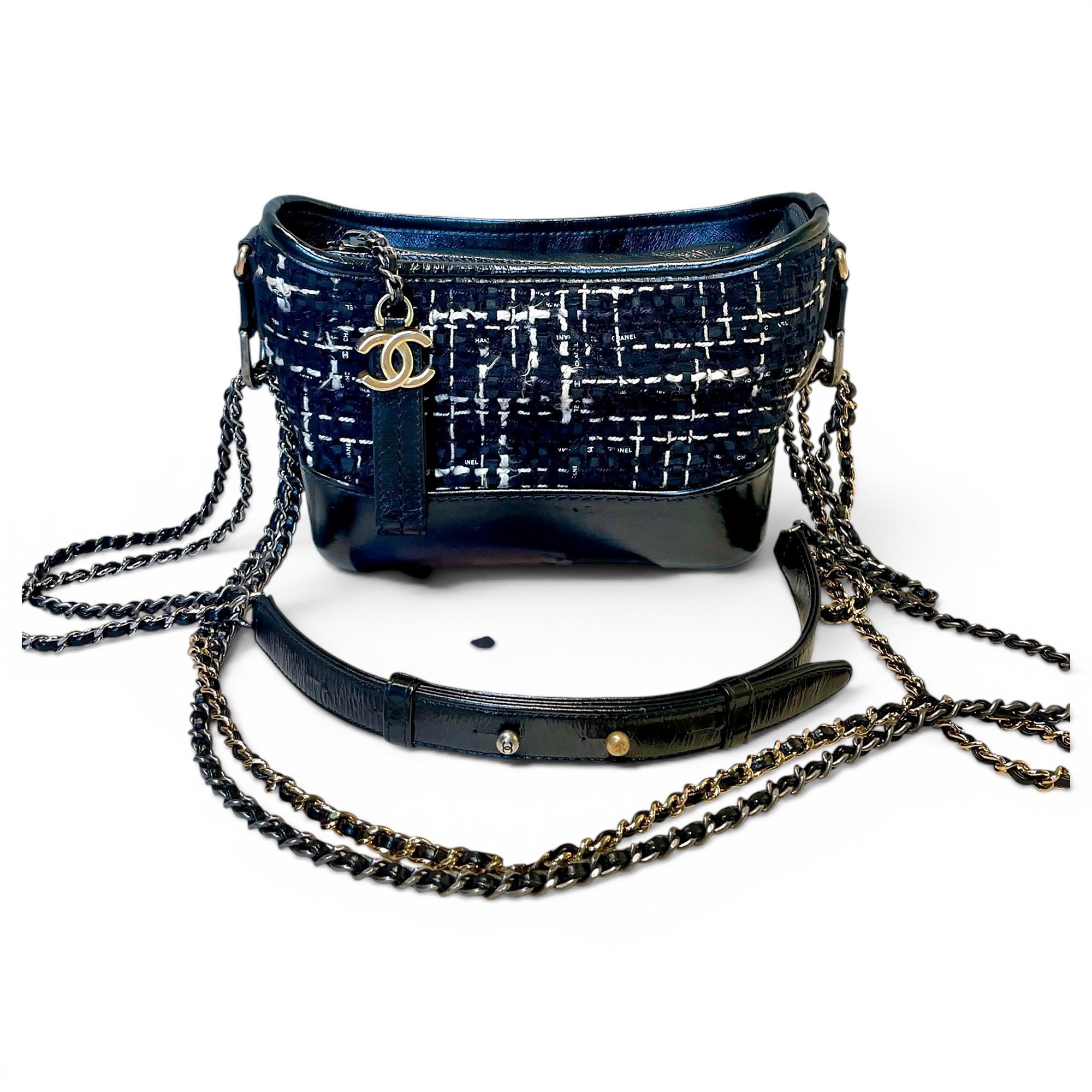 Gabrielle tweed crossbody bag