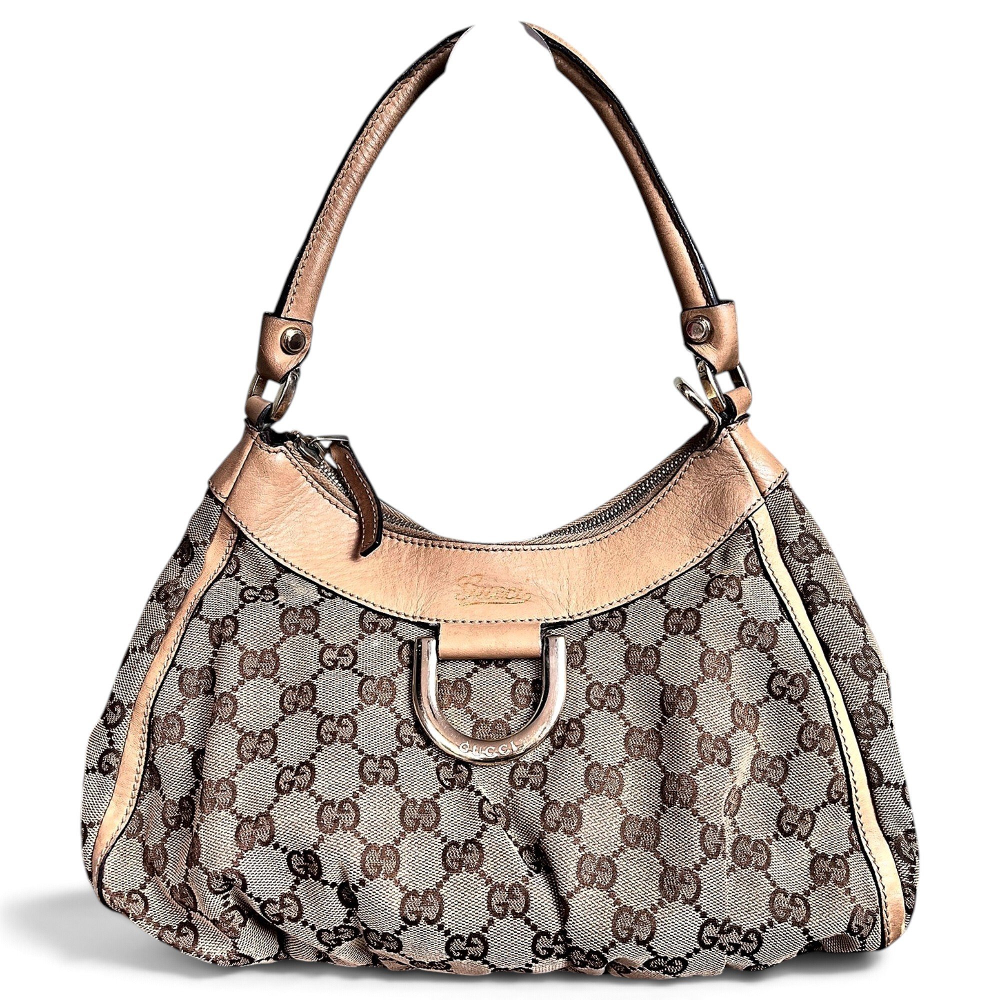 D-Ring leather handbag