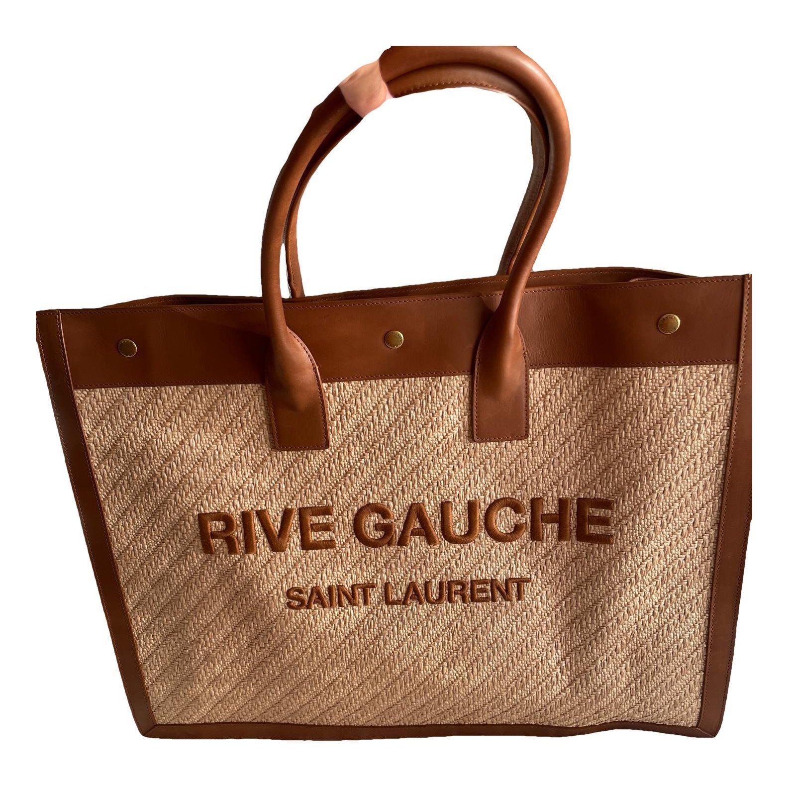 Leather tote
