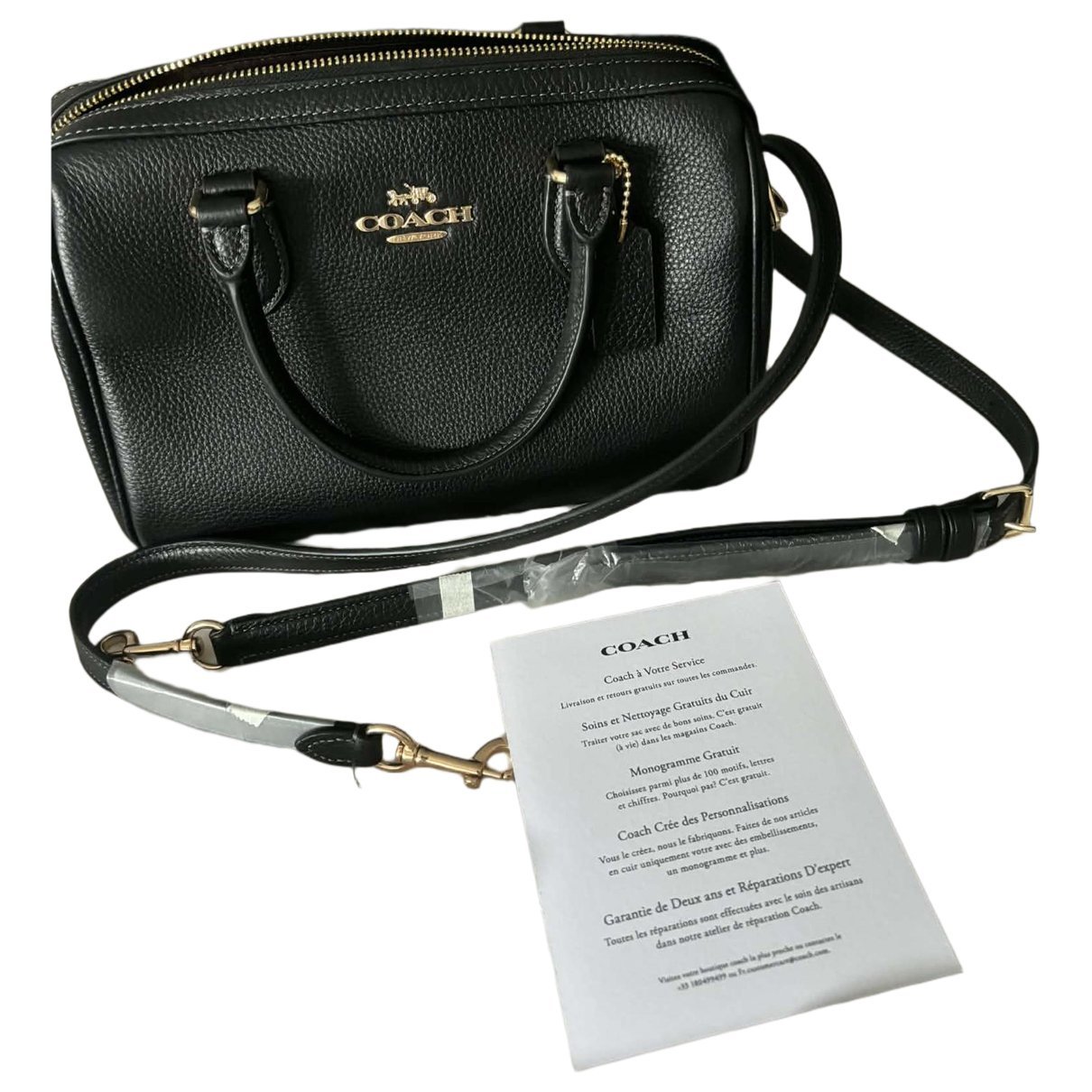 Leather crossbody bag