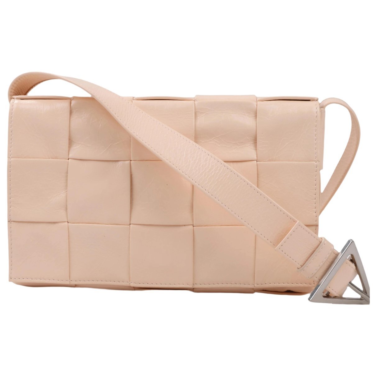 Cassette leather handbag
