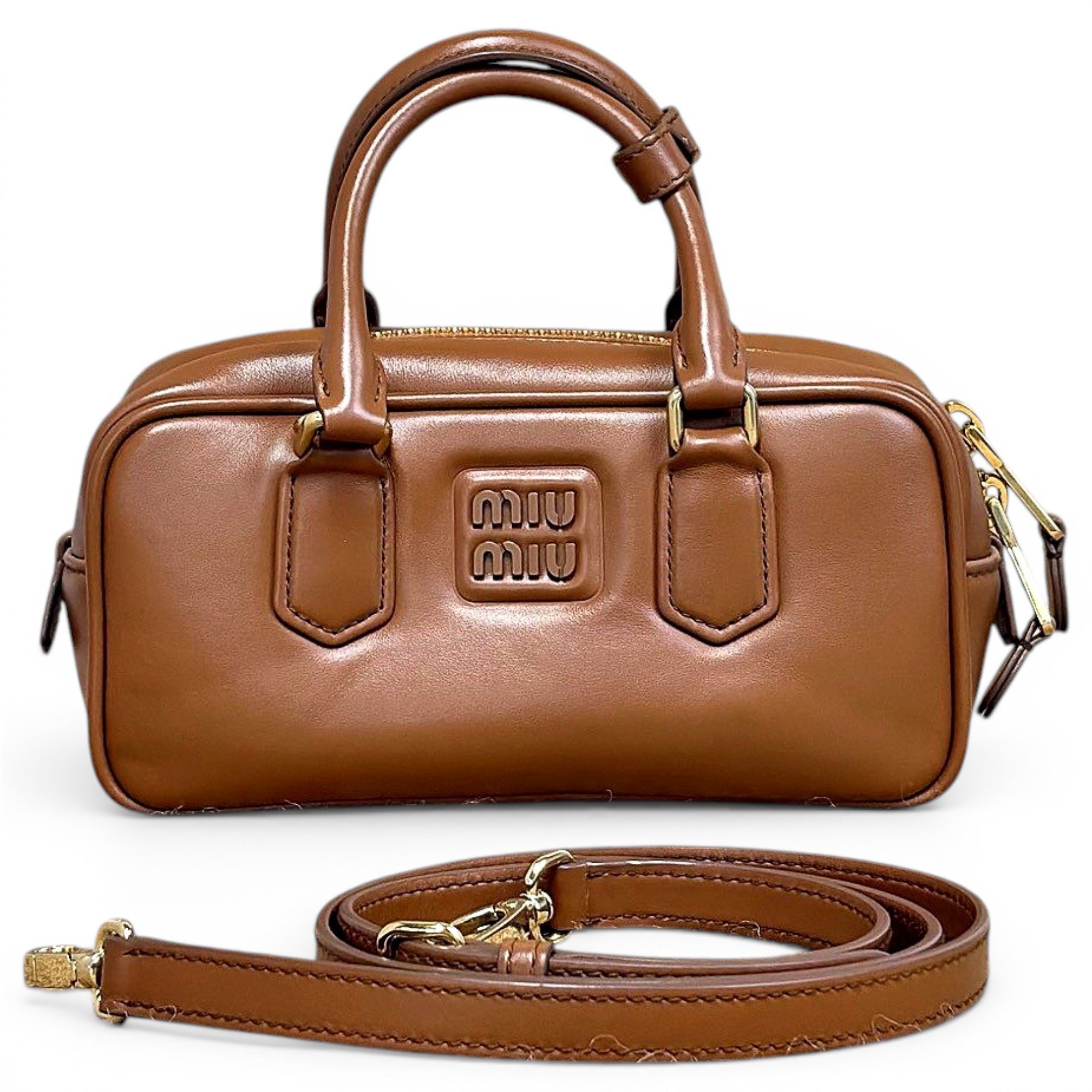 Arcadie leather handbag