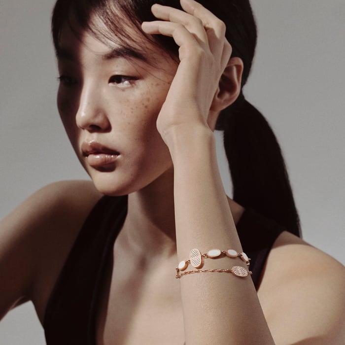 Sans Coloris Chaine d'Ancre Verso Bracelet, Large Model