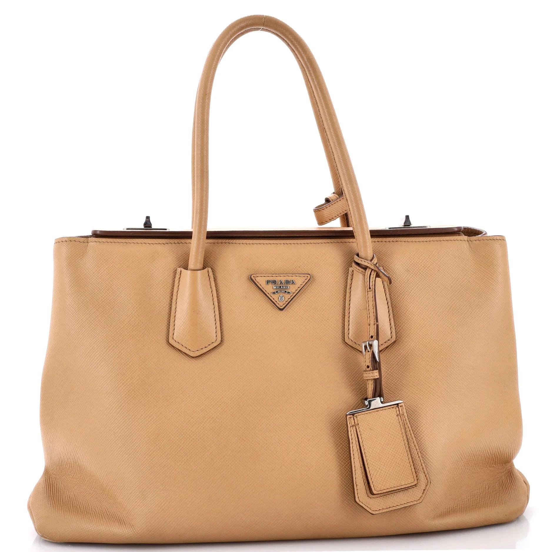 Leather tote