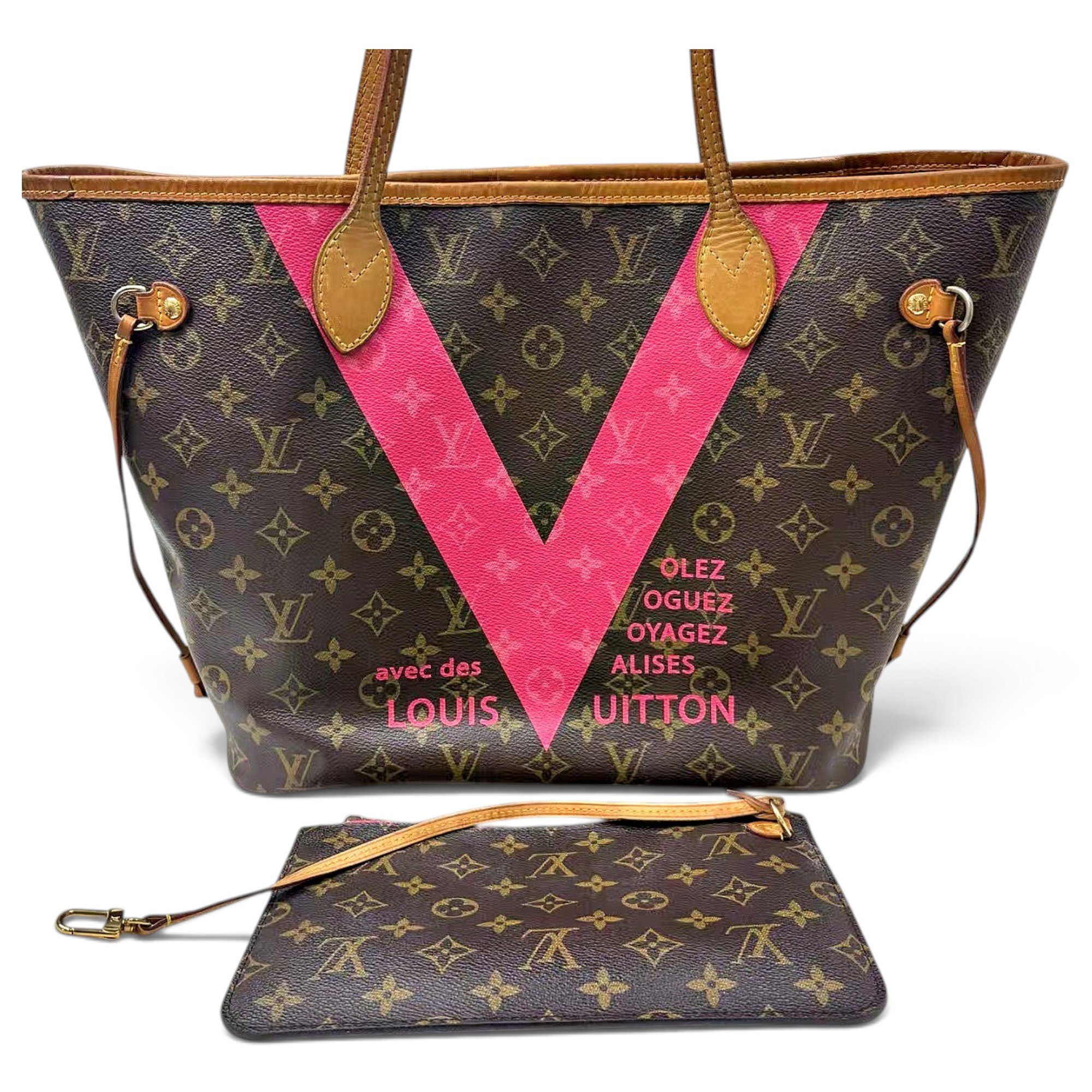 Neverfull leather tote