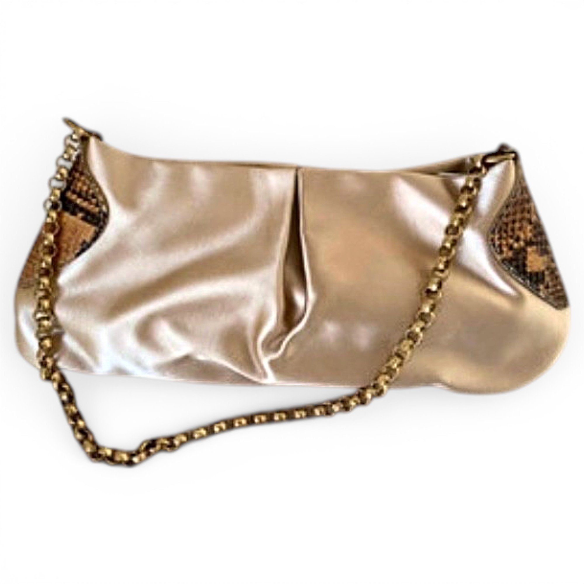 Silk clutch bag