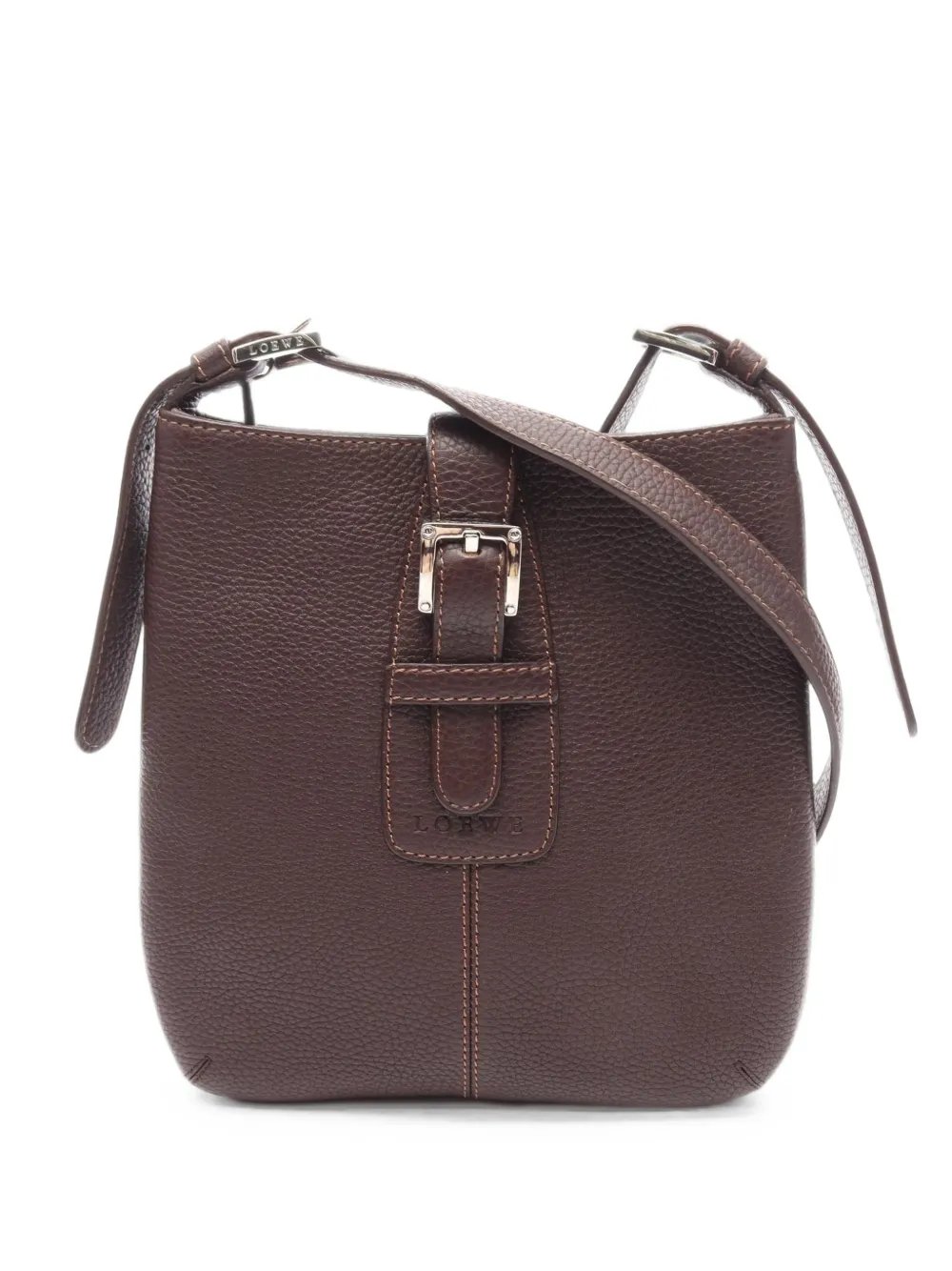 2000s buckle-strap cross body bag