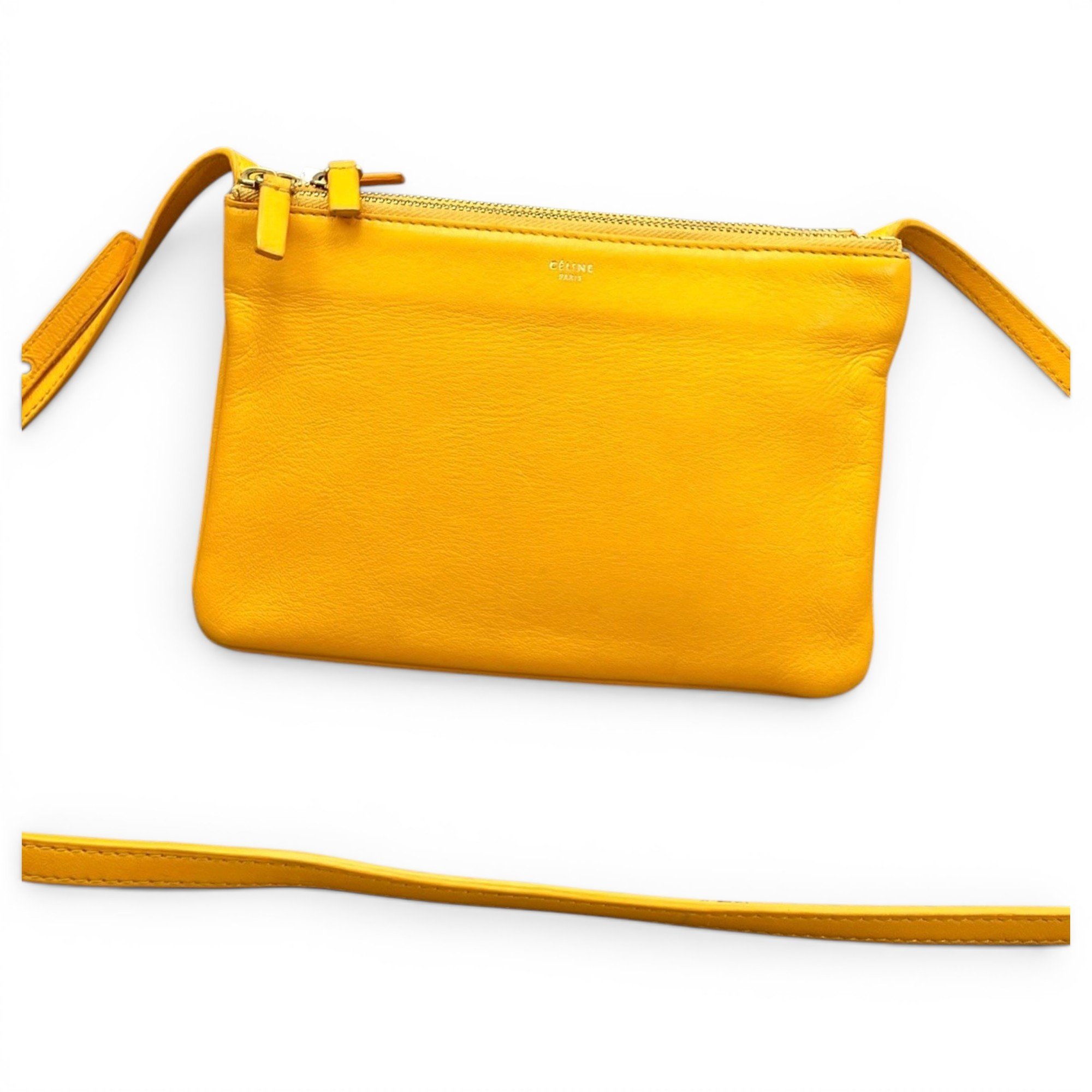 Trio leather crossbody bag