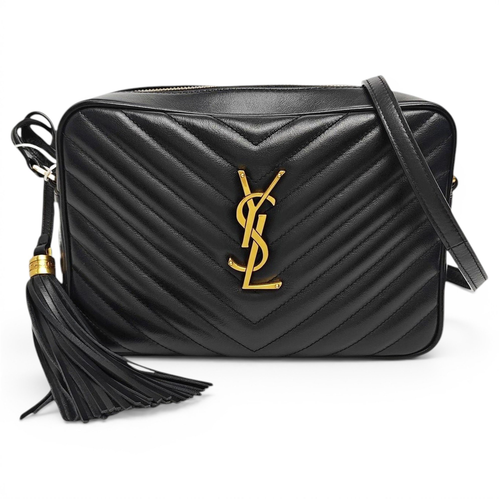 Camera Lou leather handbag