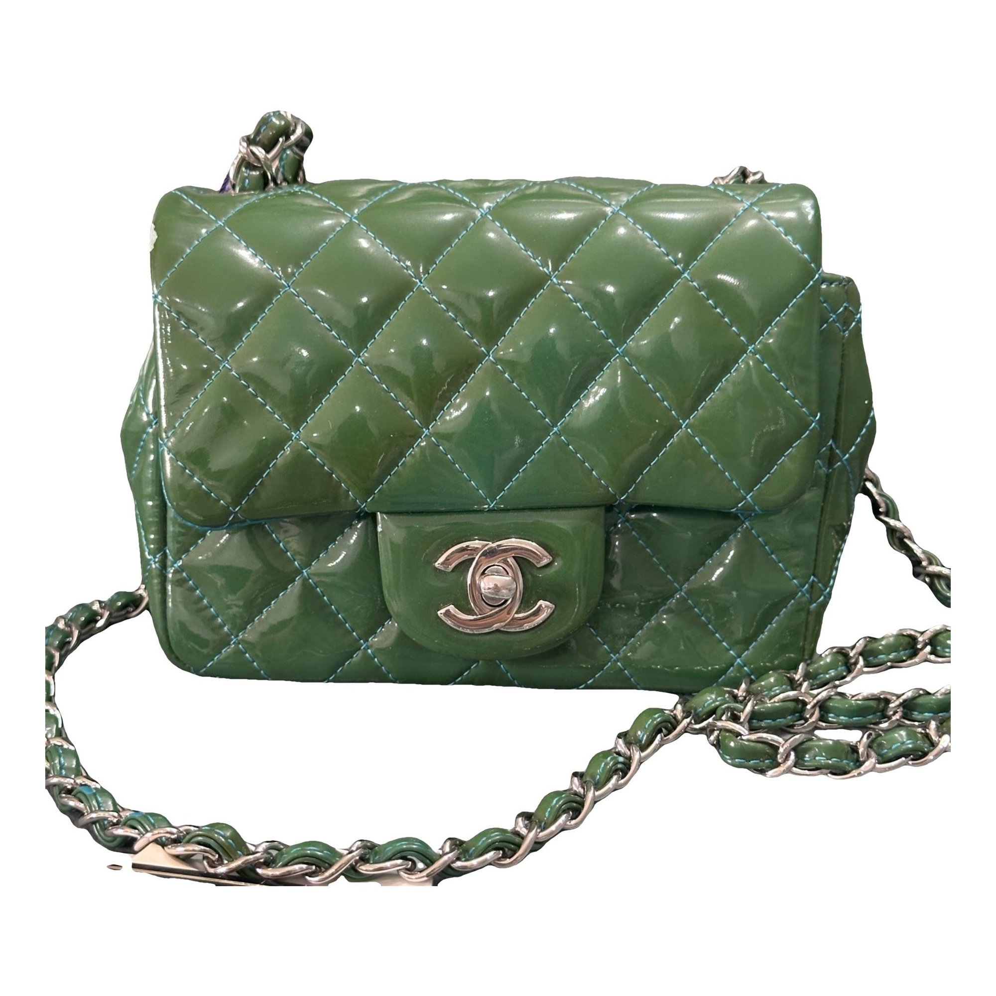 Timeless/Classique patent leather handbag