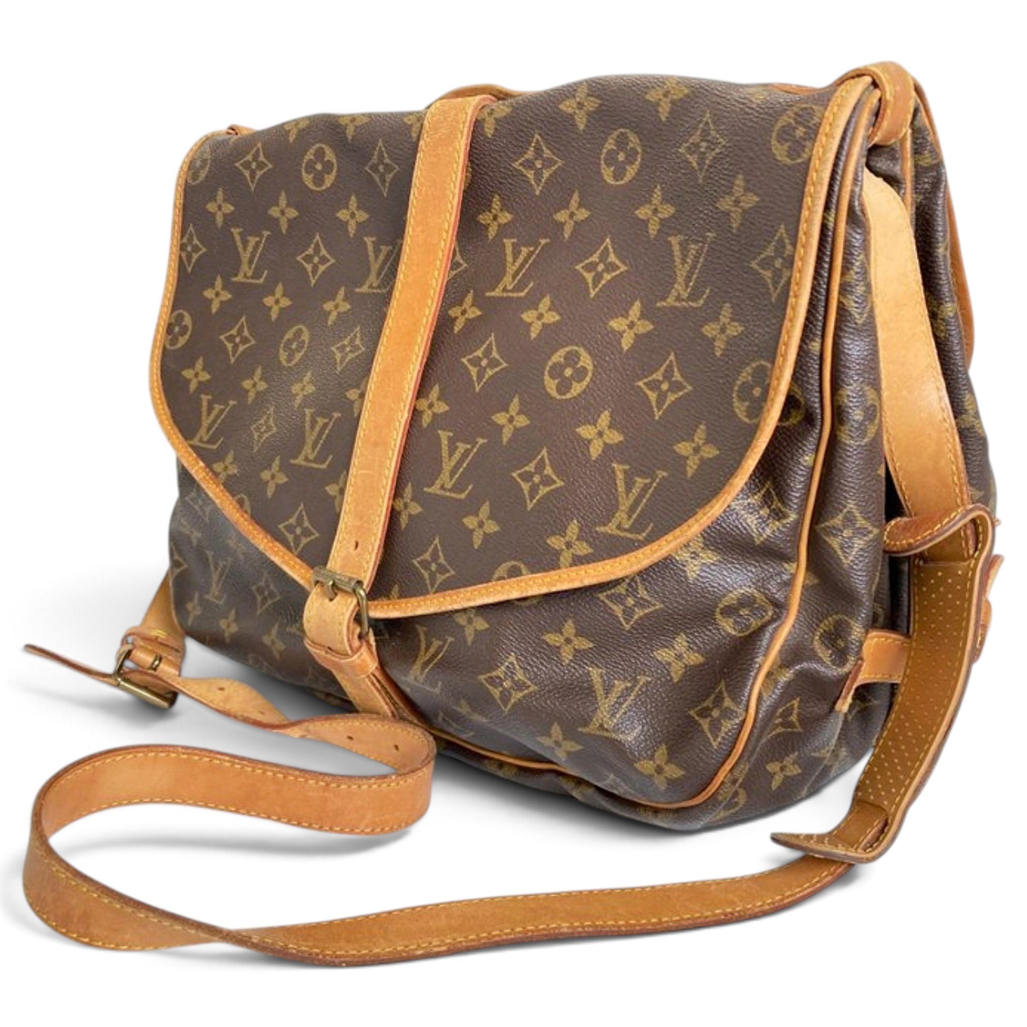 Saumur leather crossbody bag