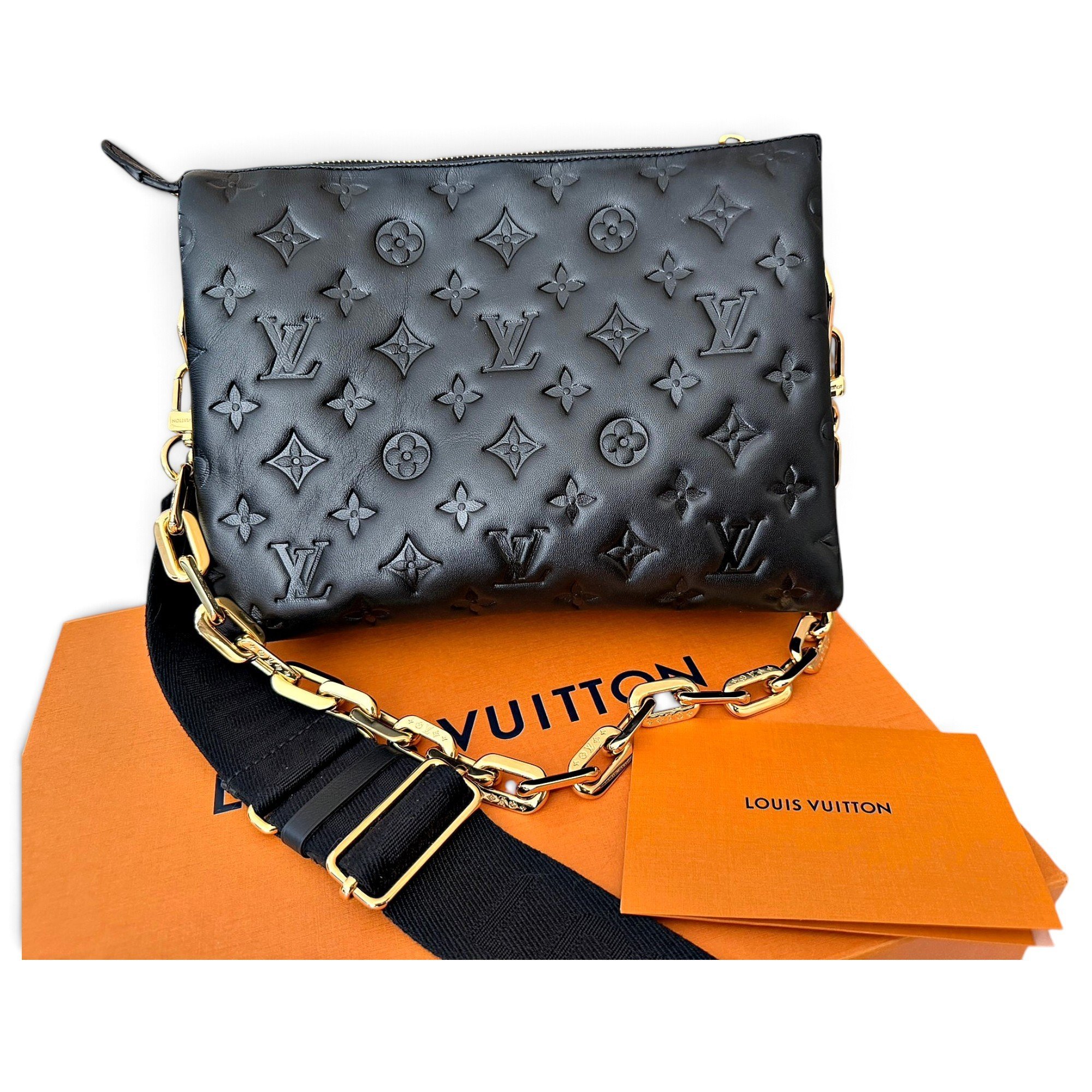Coussin leather handbag