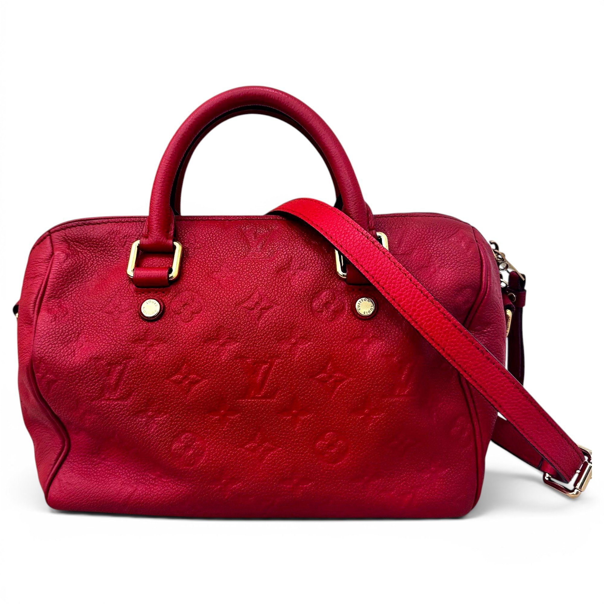 Speedy leather handbag