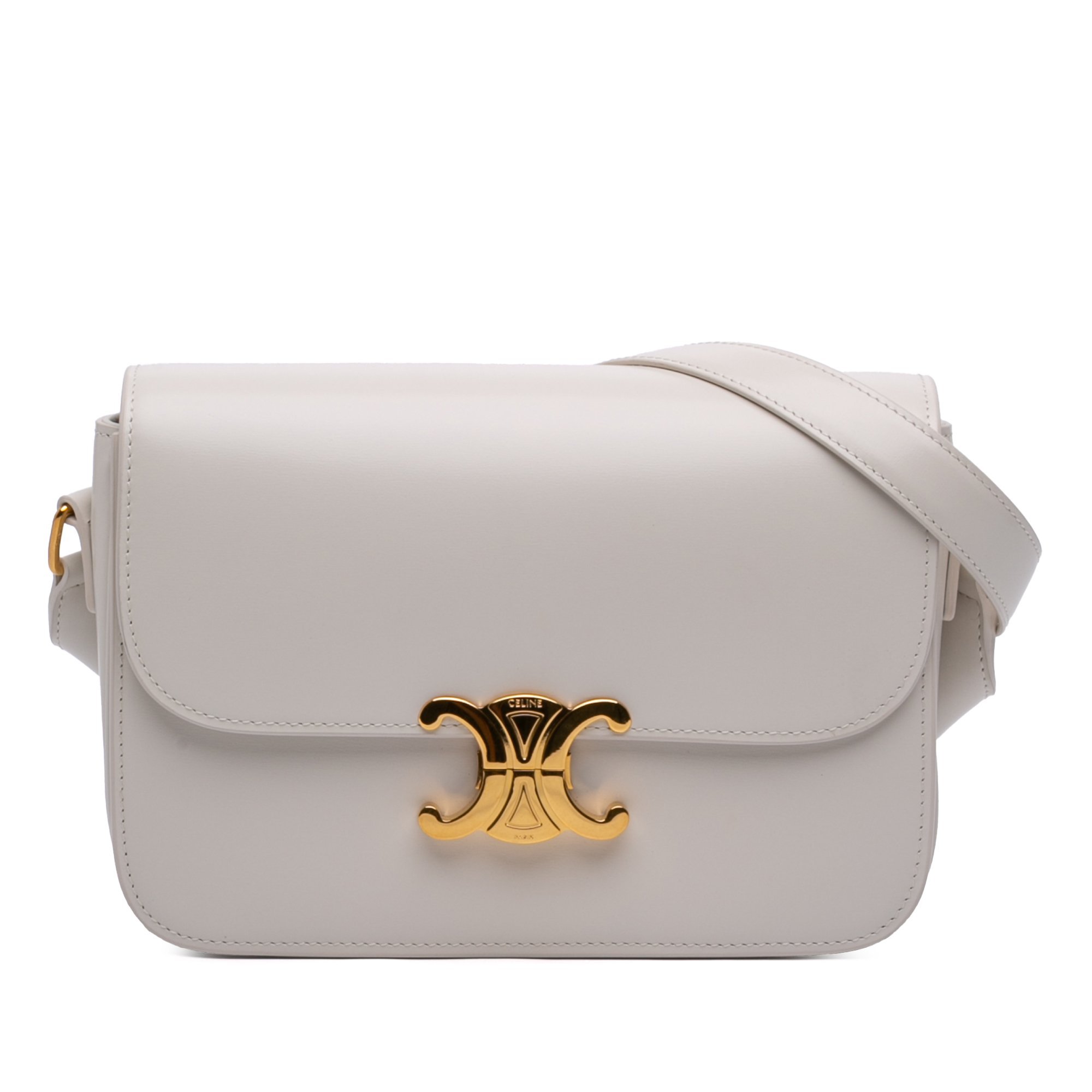 Triomphe leather handbag