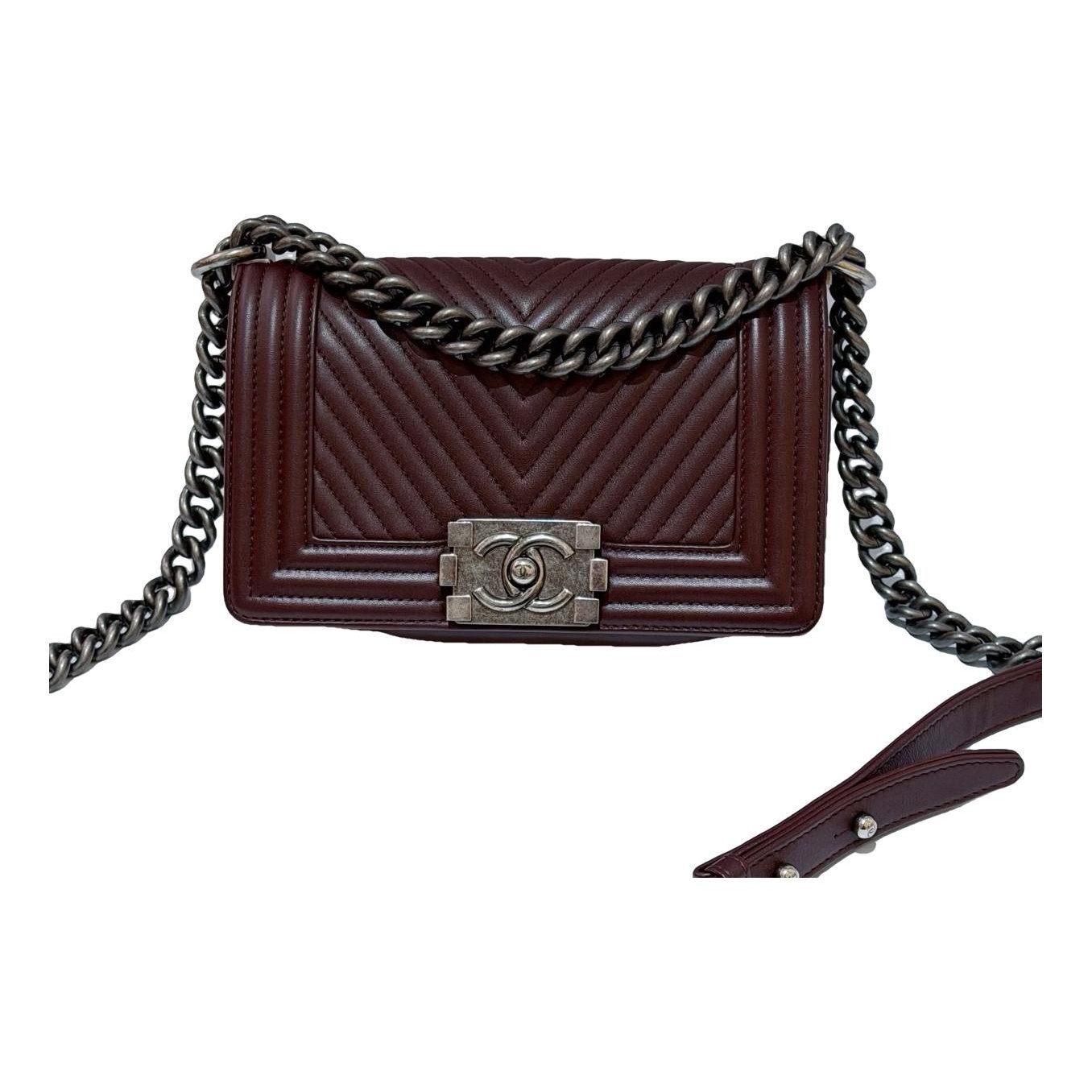 Boy leather bag