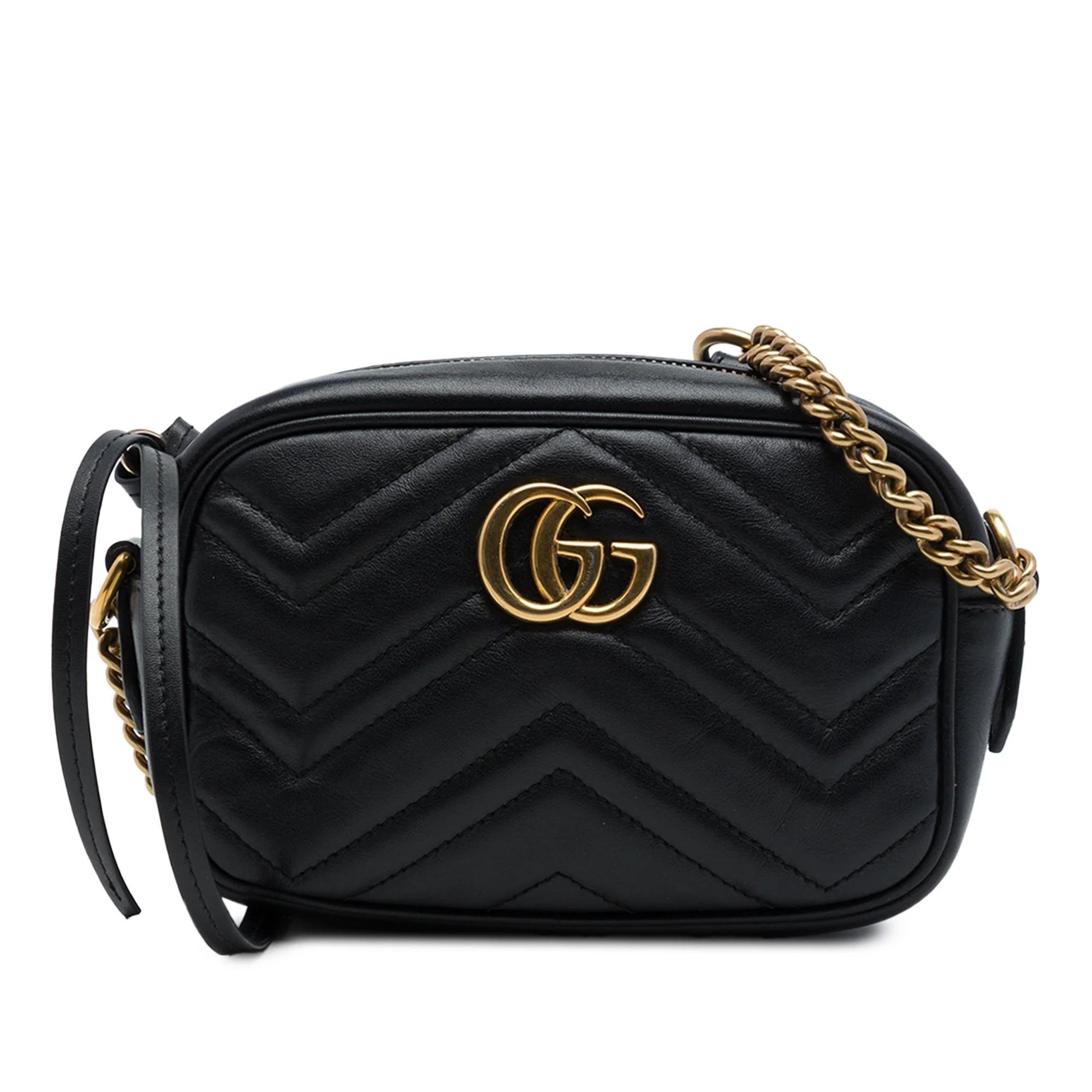 GG Marmont pony-style calfskin handbag