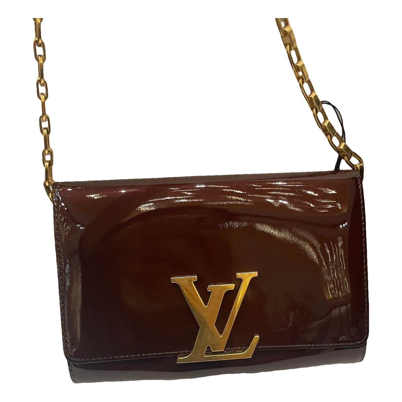Louise patent leather crossbody bag