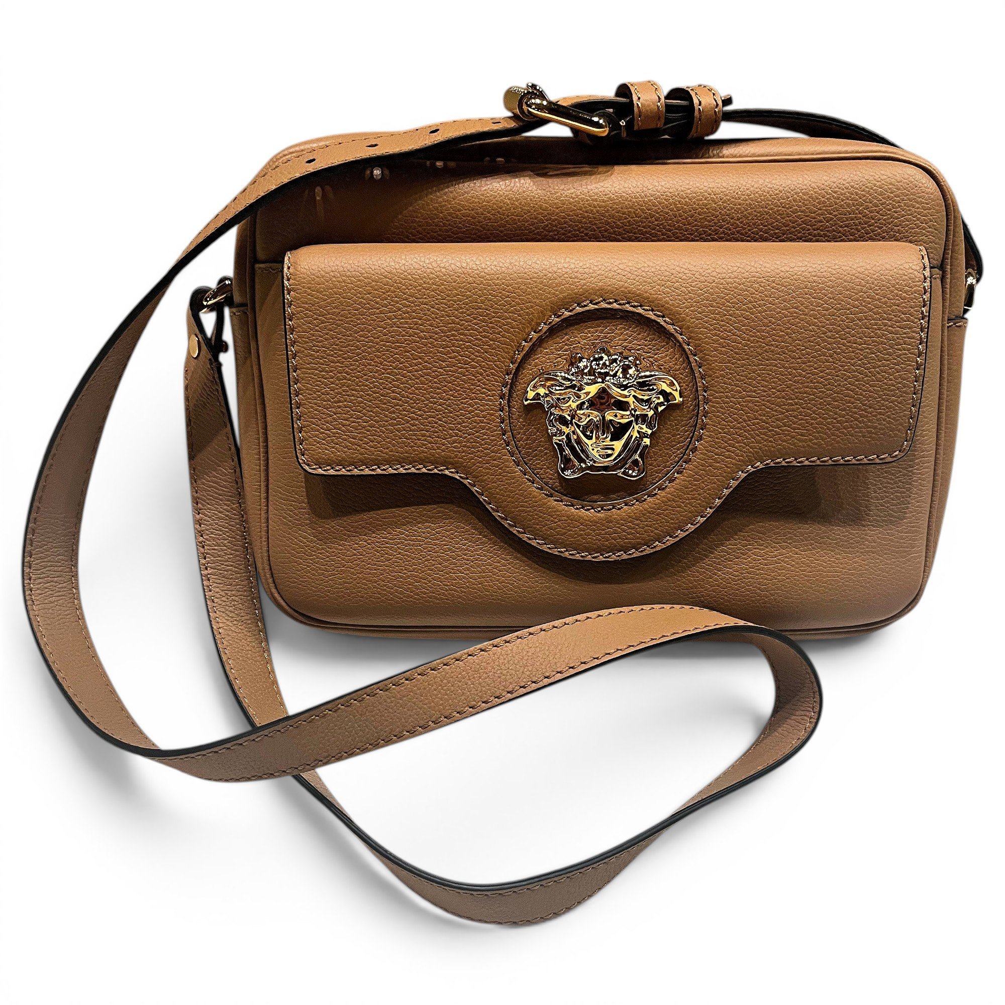 La Medusa leather crossbody bag