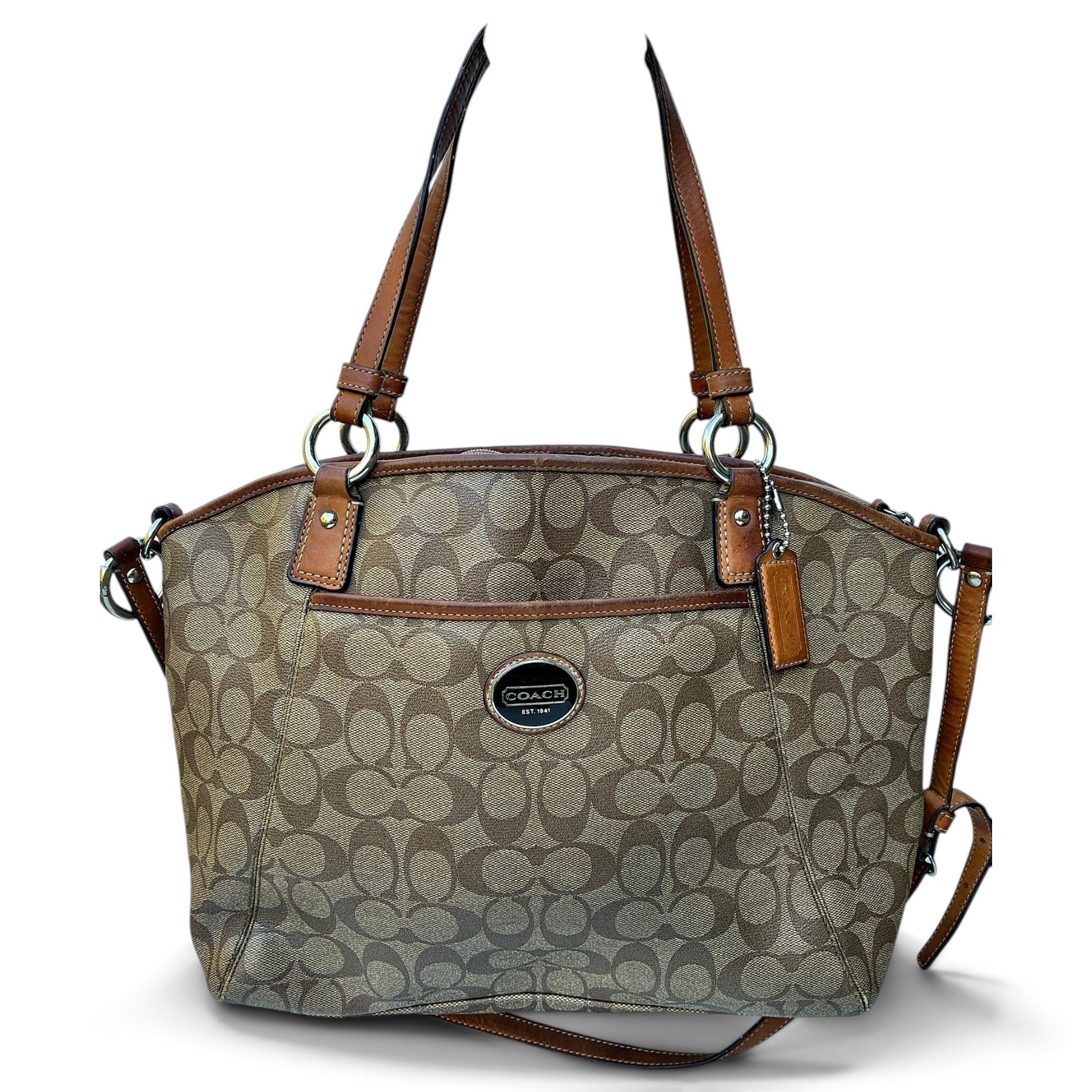 Signature Sufflette leather tote