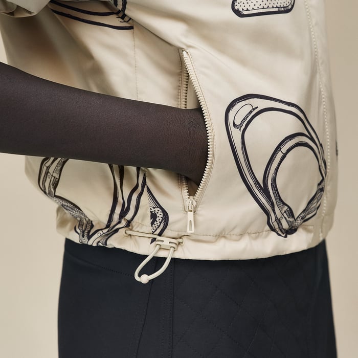 Beige Pierre d'Istrie "Cahier Du Colporteur" Reversible Jacket