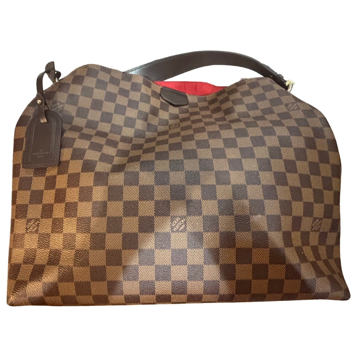 Graceful leather handbag