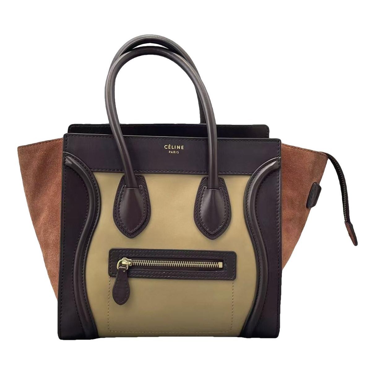 Luggage leather handbag