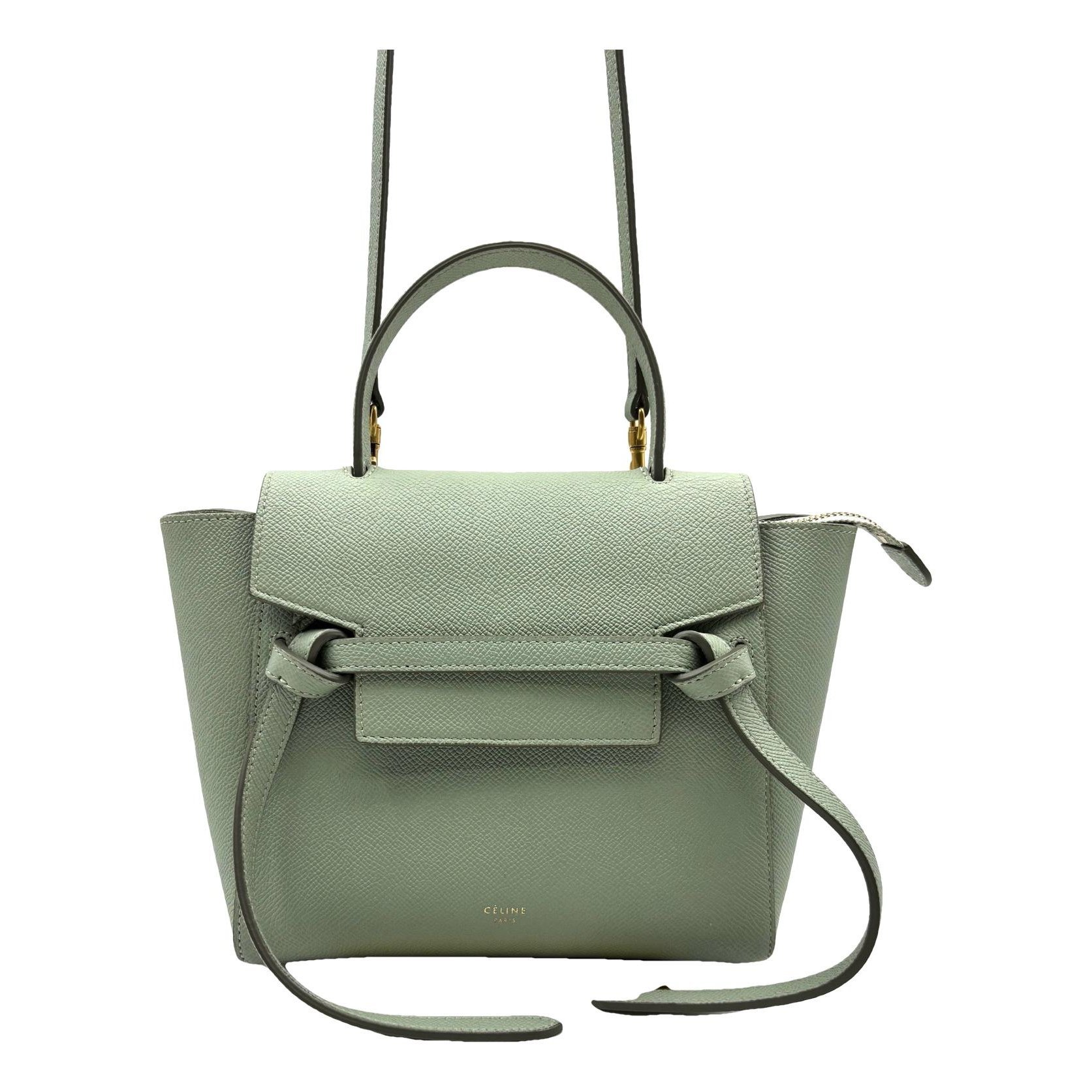 Belt leather handbag