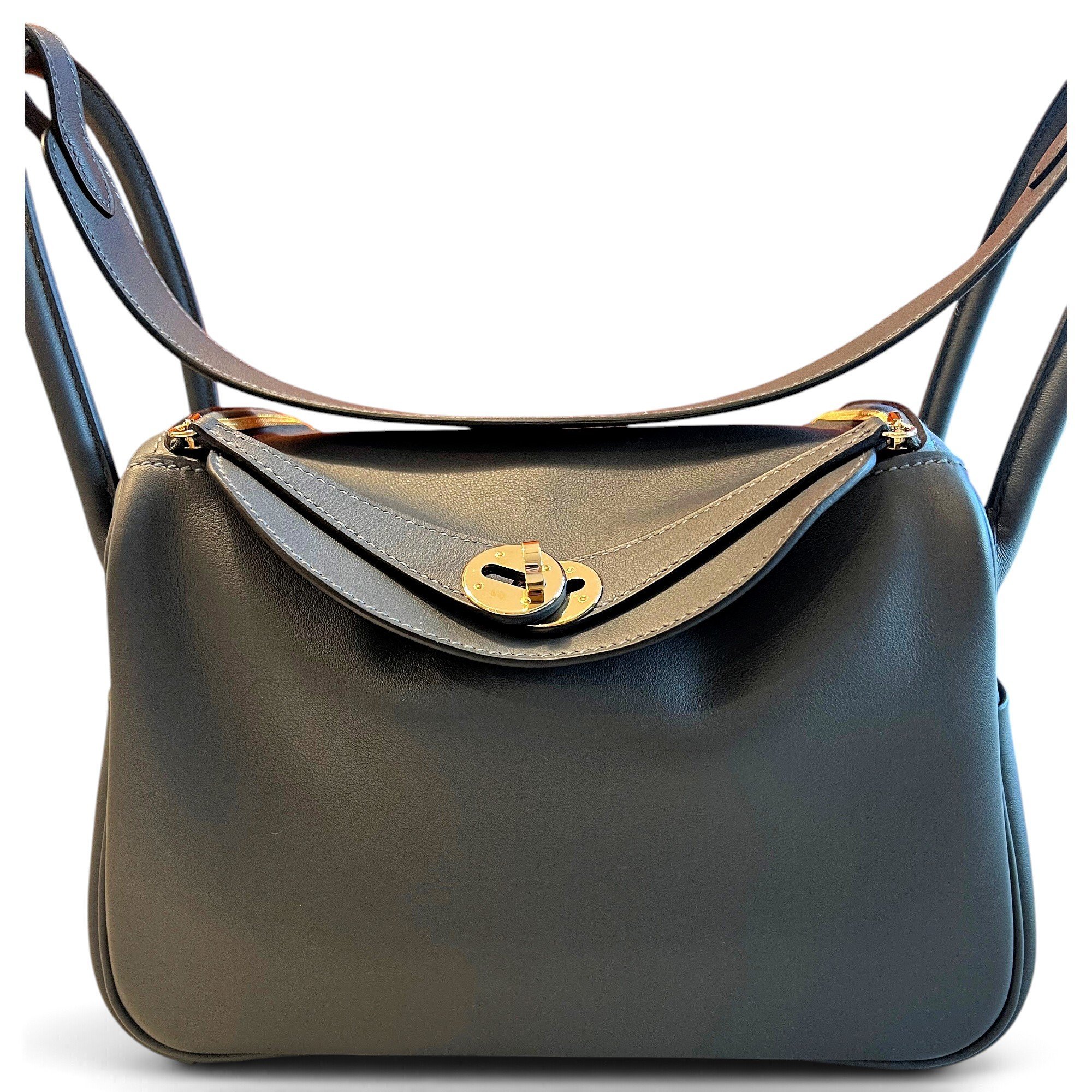 Lindy leather handbag