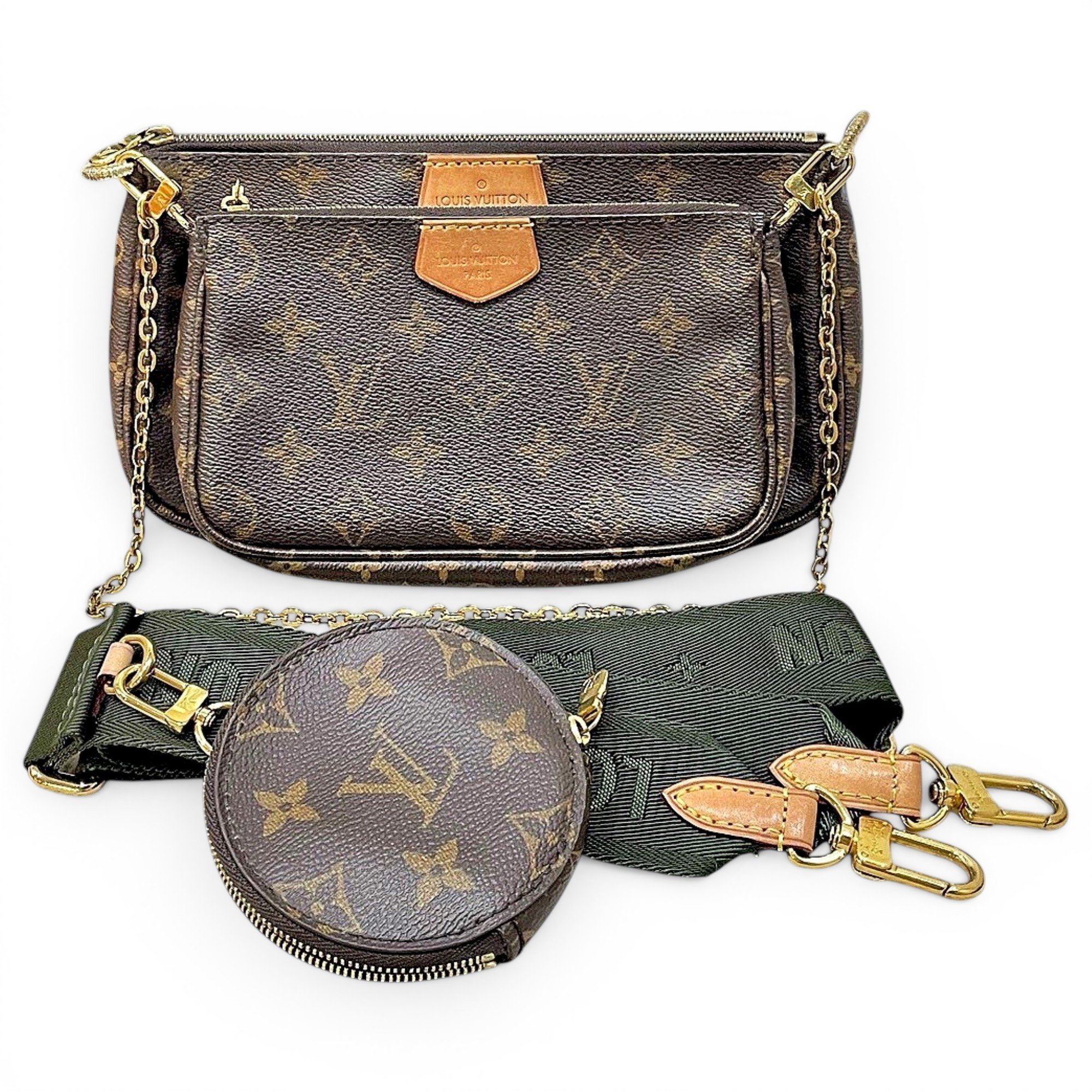 Multi Pochette Accessoires leather handbag