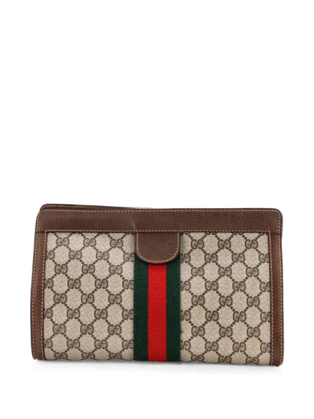 Vintage Ophidia Frame GG Coated Canvas clutch bag