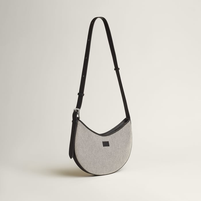 P'tit Arcon Toile & Cuir Bag