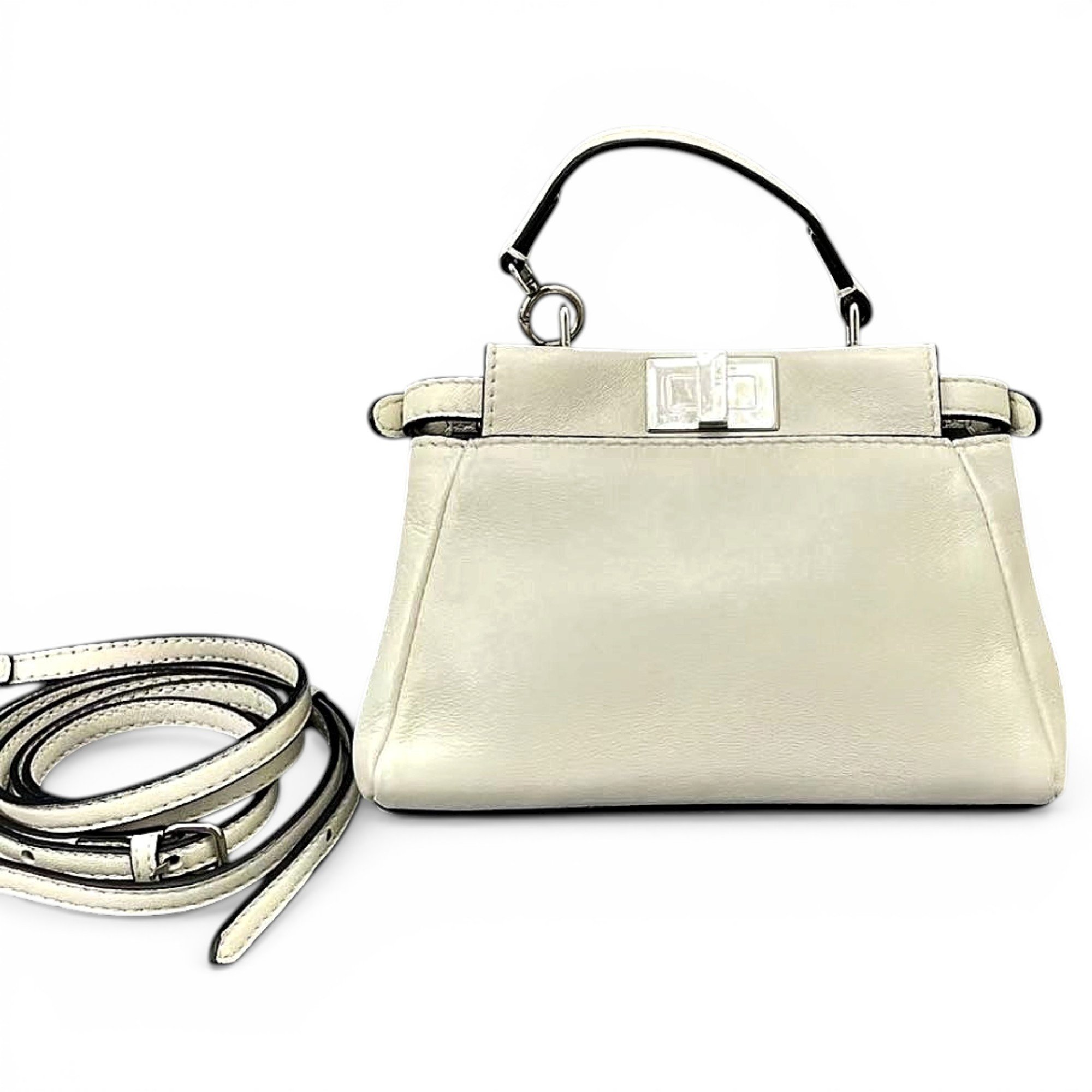Peekaboo leather handbag
