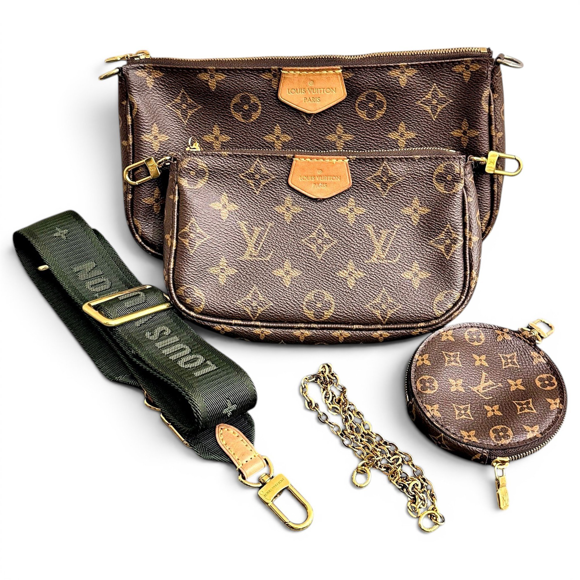 Multi Pochette Accessoires leather handbag