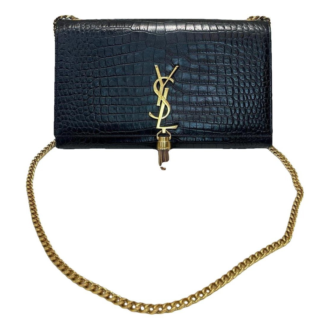 Pompom Kate leather handbag