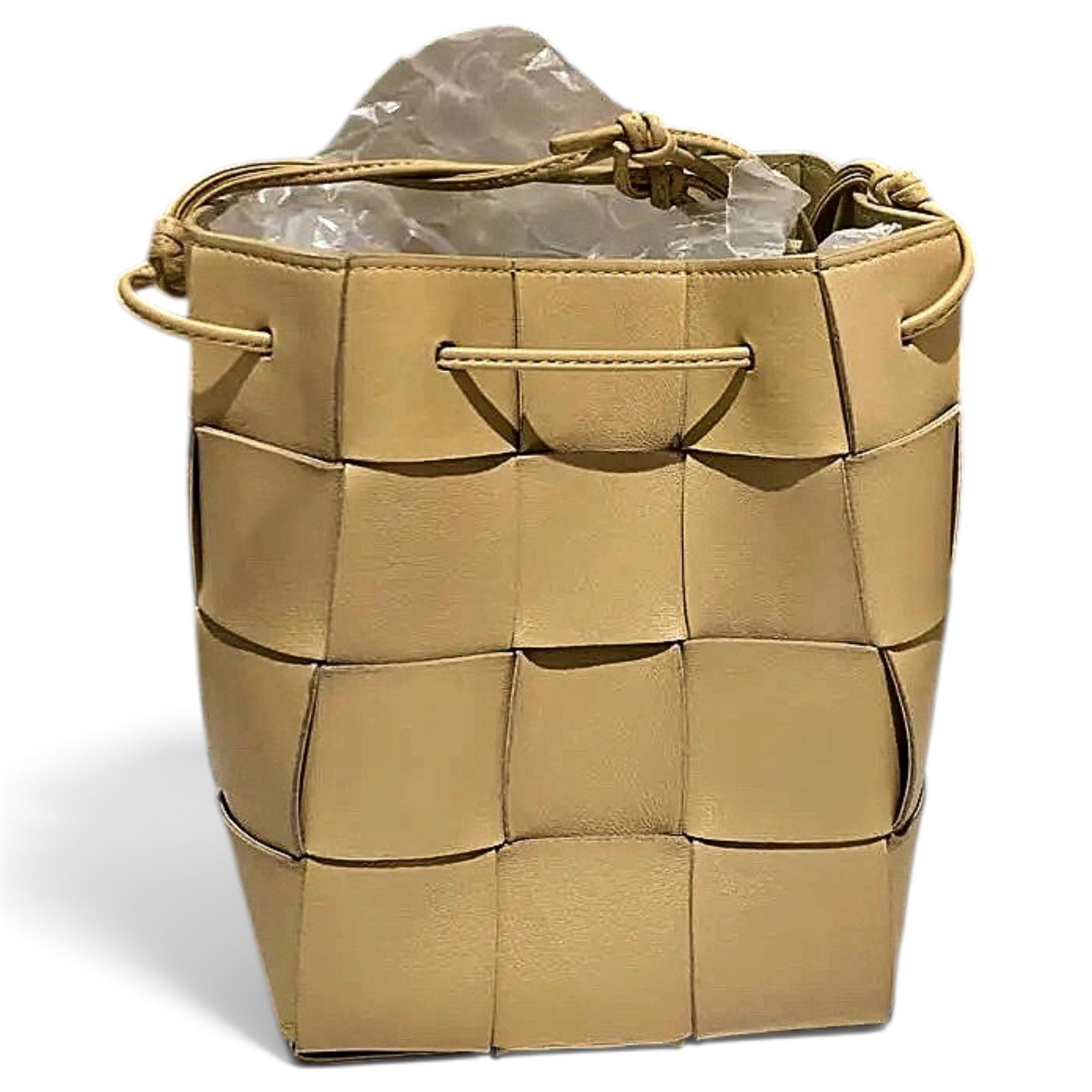 Cassette Bucket leather crossbody bag