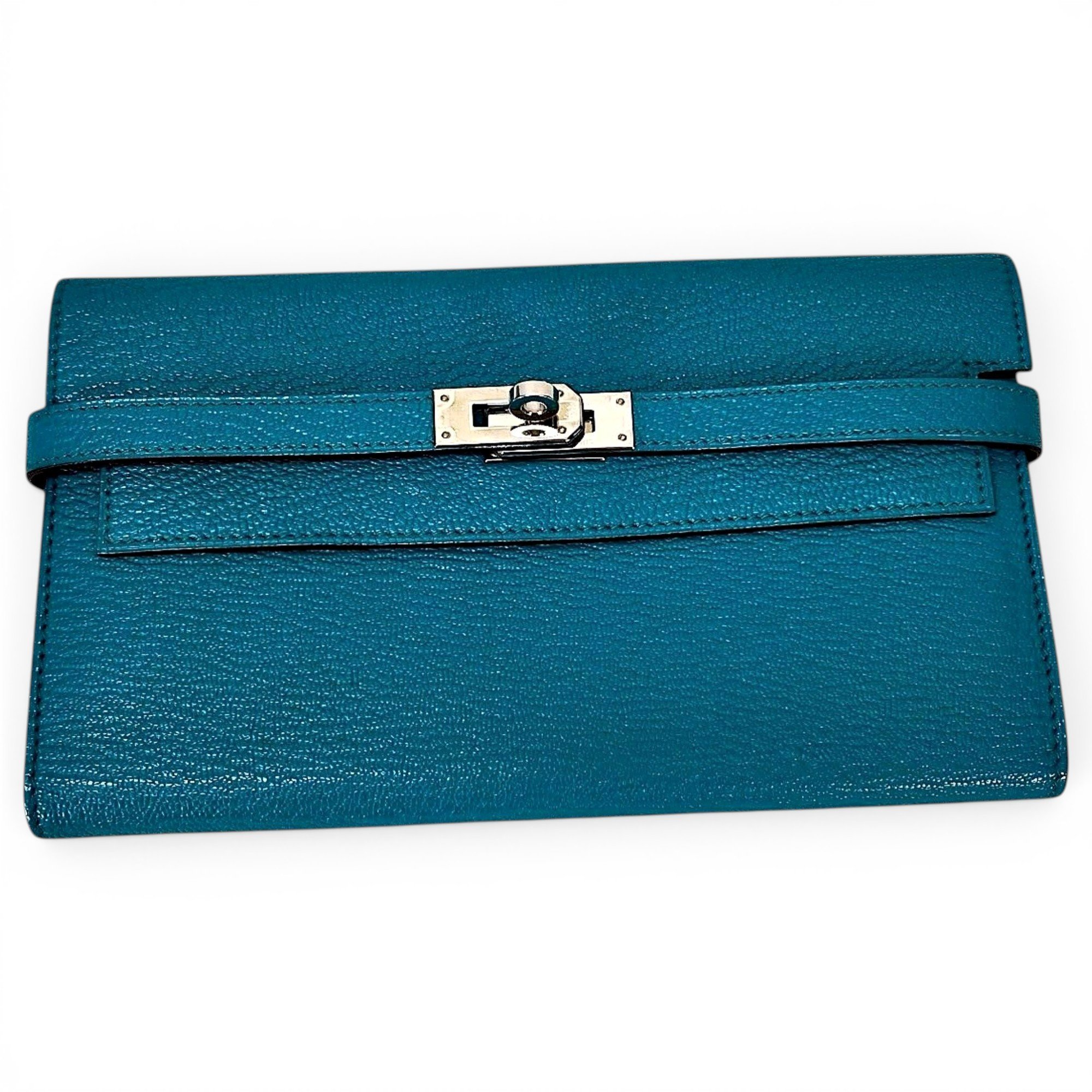 Kelly to go leather clutch bag