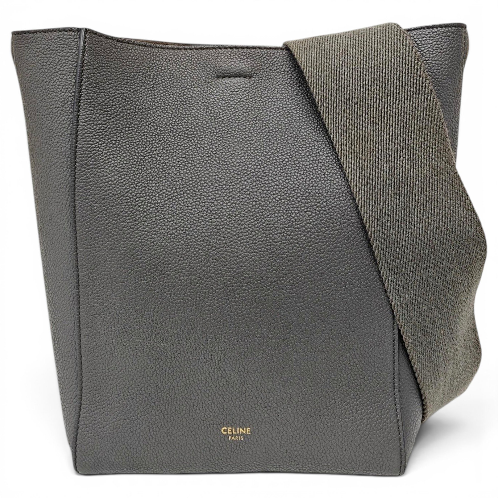 Seau Sangle leather handbag