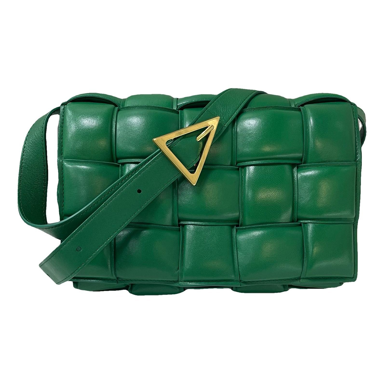 Cassette Padded leather handbag