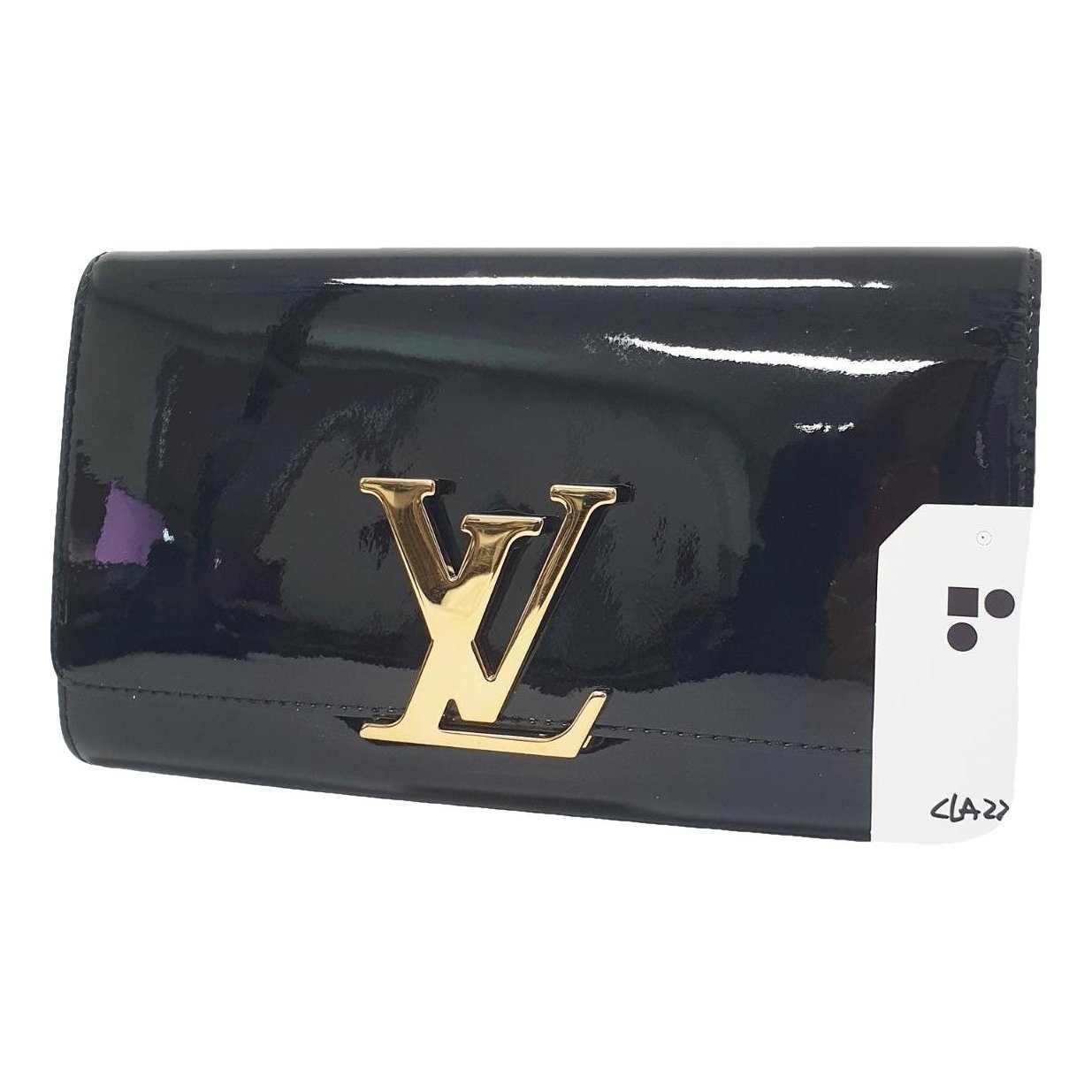 Leather clutch bag